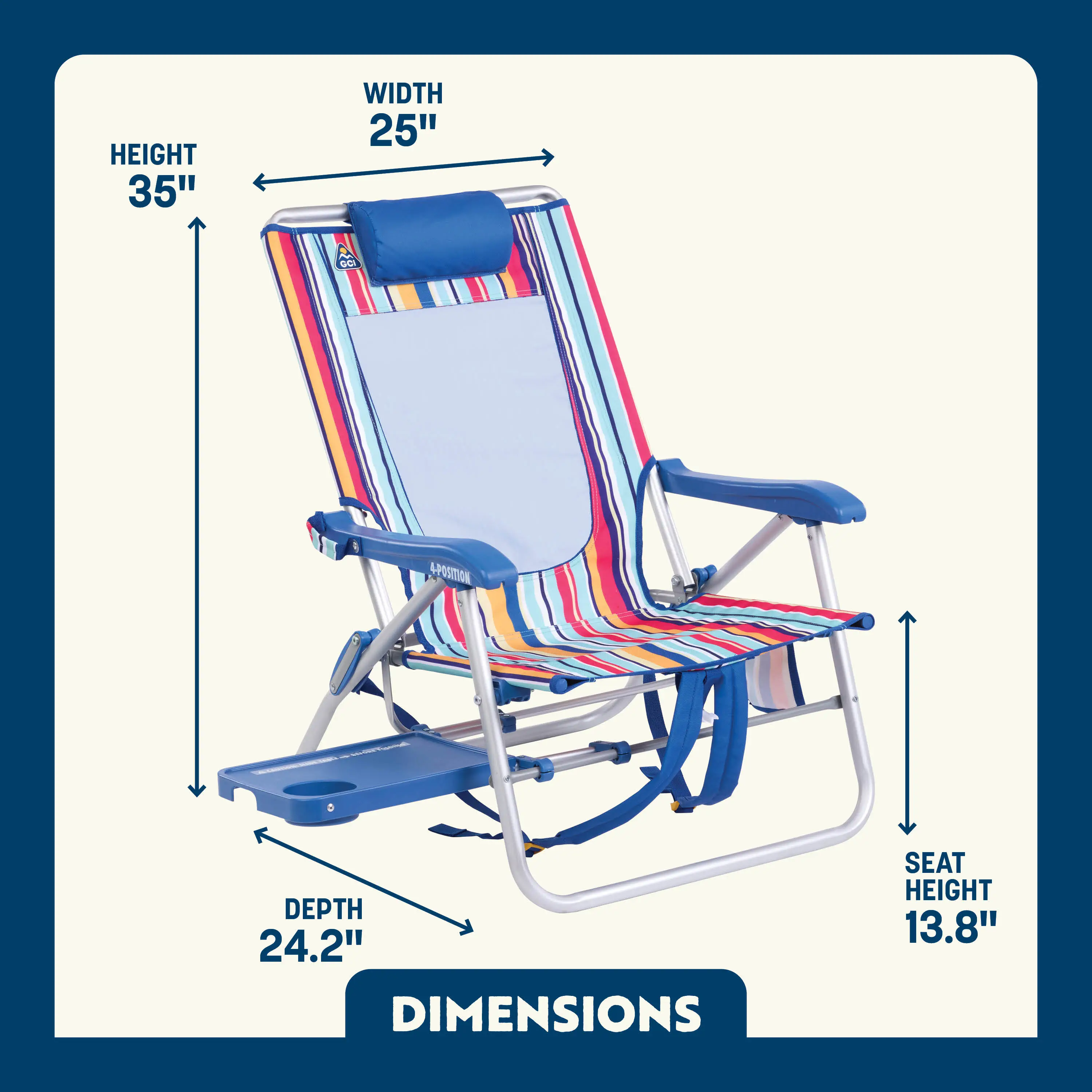 GCI Outdoor Big Surf With Slide Table - Case Pack Bundle - Image 23