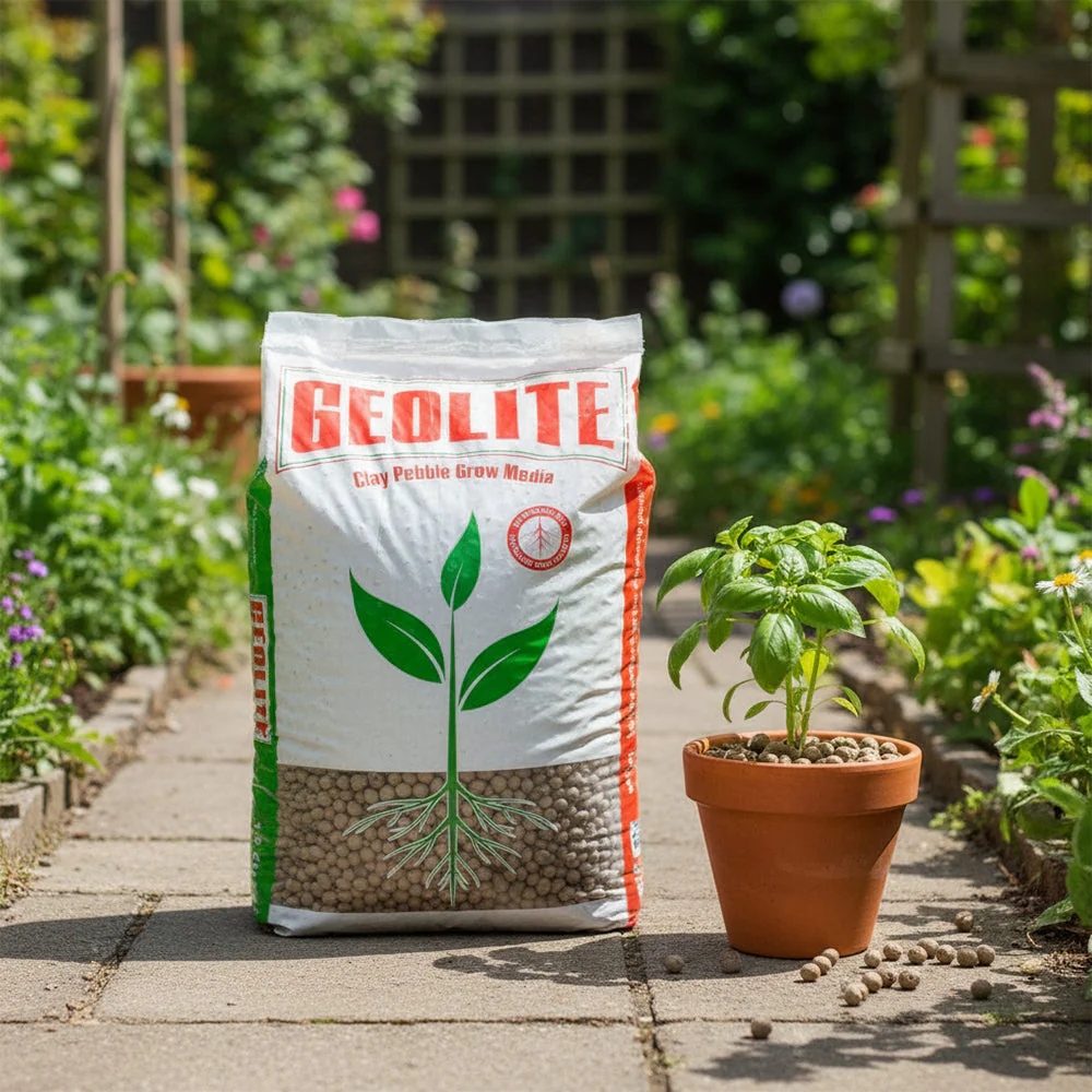 Geolite GMGC45L Gardening PH Neutral Draining Clay Pebbles, 45 Pound Bag, Gray - Image 7
