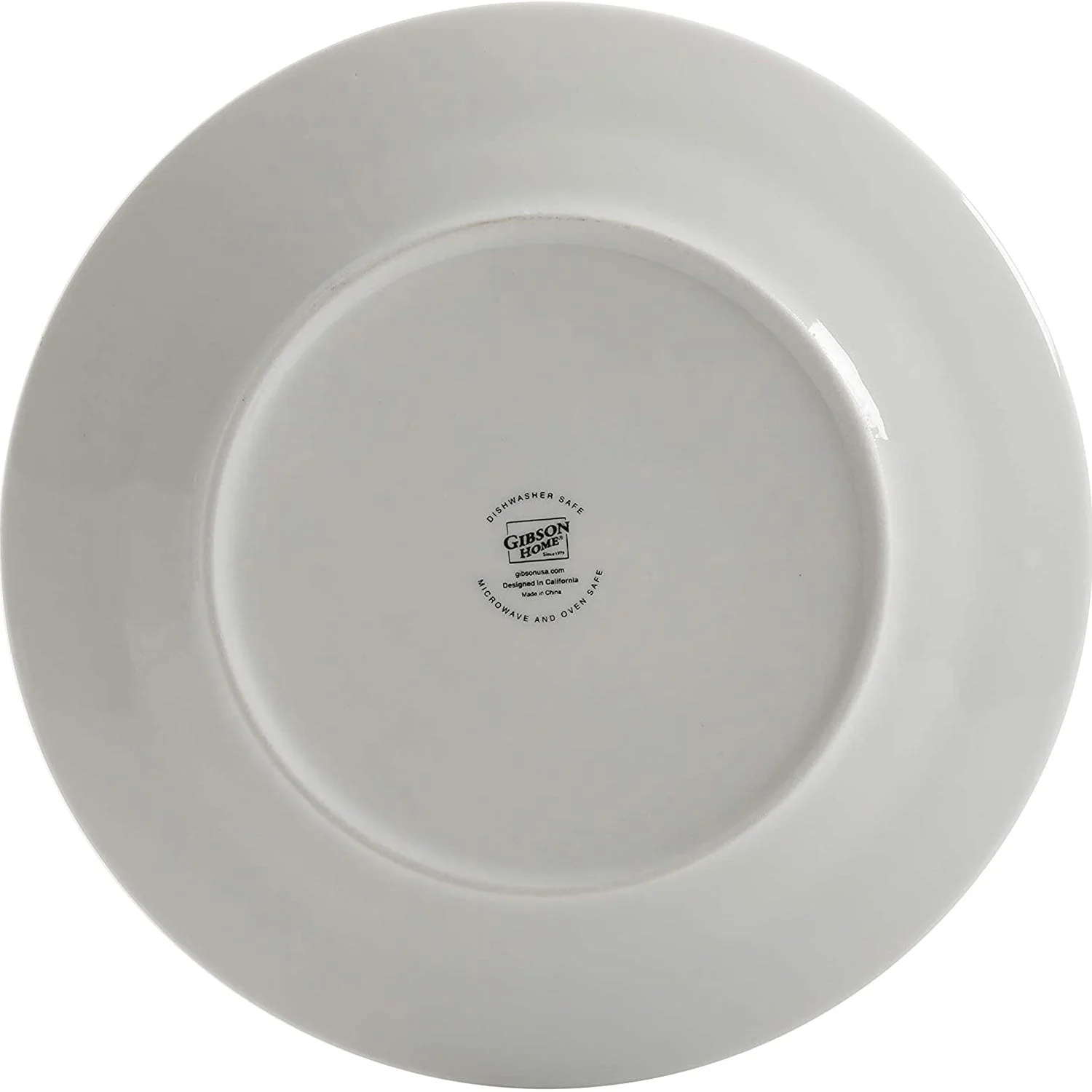 Gibson Netherwood 12 Piece Round Glaze Dinnerware Plates, Bowls, and Mugs, White - Image 7
