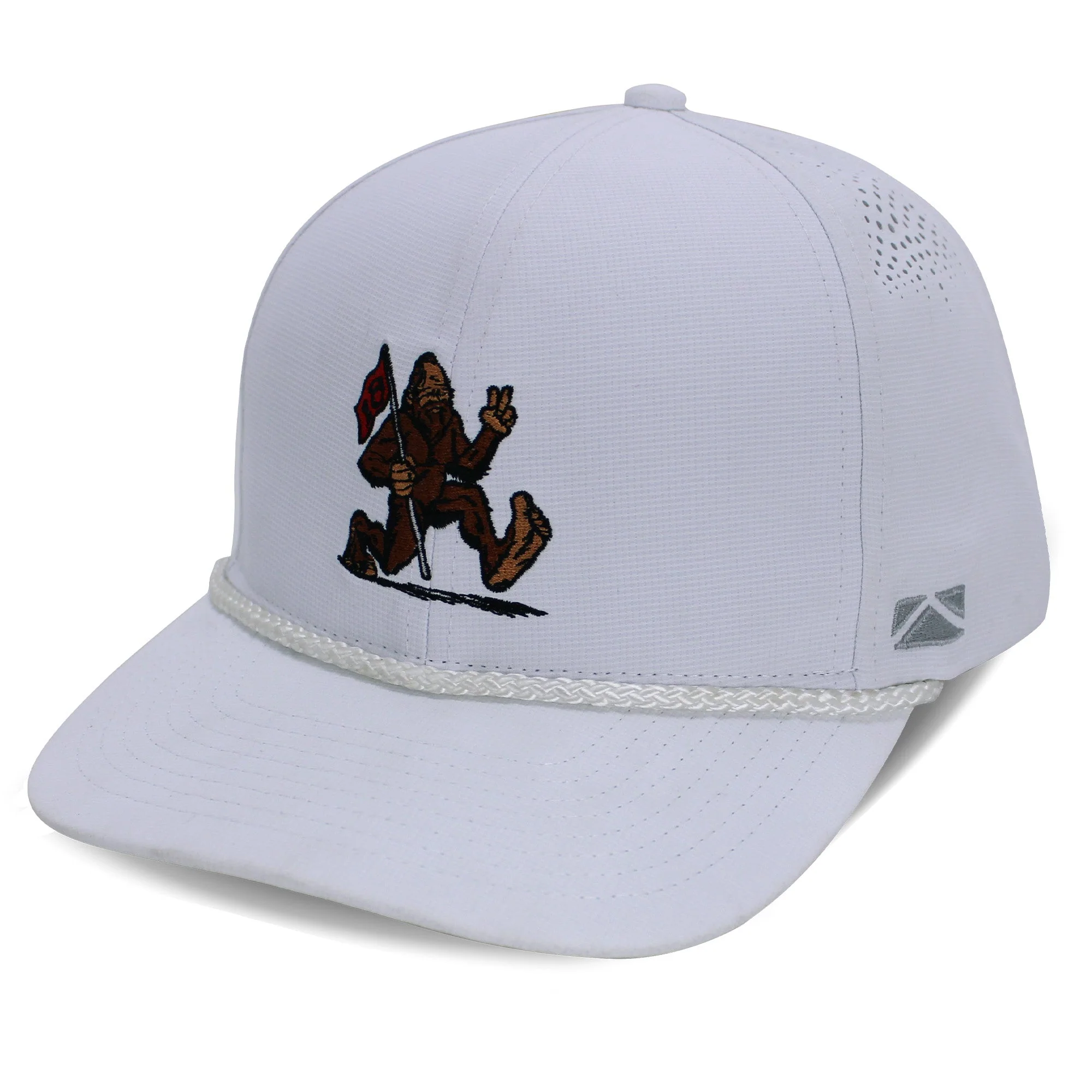 Golf Sasquatch Bigfoot Final Hole Performance Rope Cap - Image 3