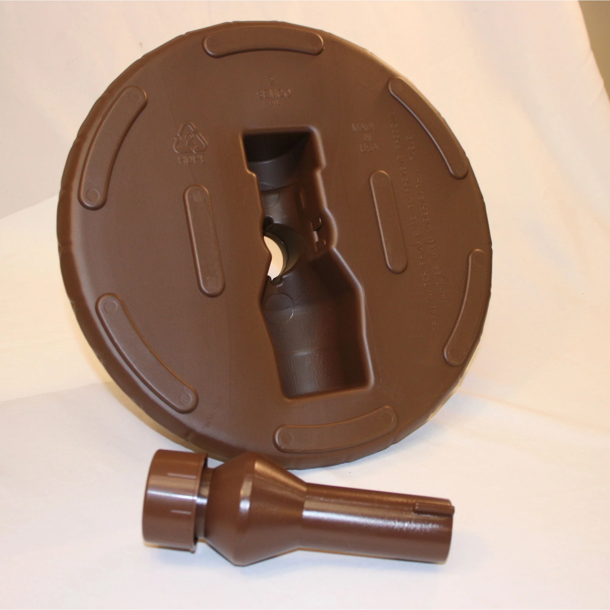 Good Ideas Outdoor Umbrella Stand Patio Base for 1” and 1.5” Poles, Cappuccino - Image 6