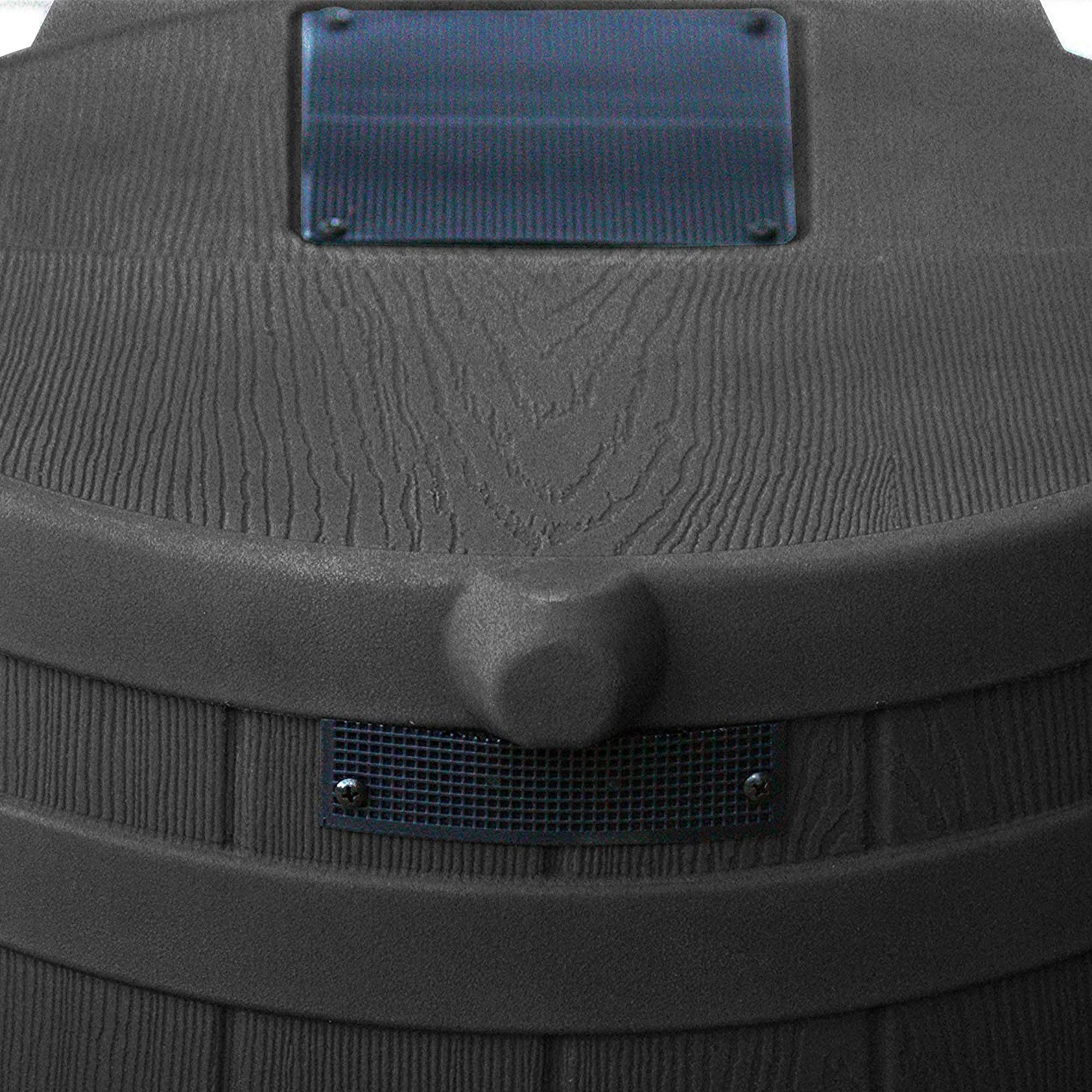 Good Ideas Rain Wizard 40 Gallon Capacity Plastic Rain Barrel, Black (2 Pack) - Image 6