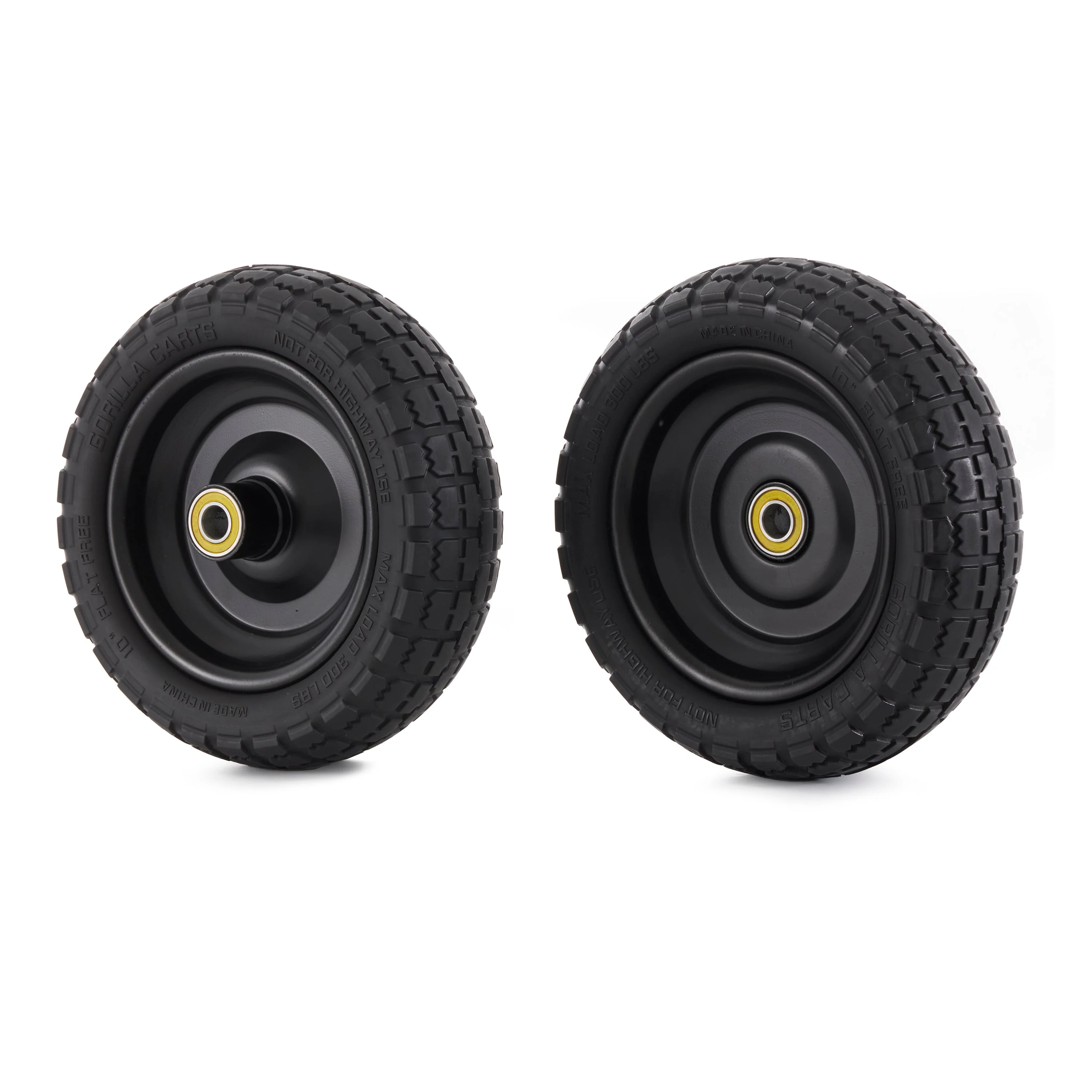 Gorilla Carts GCT-10NF 10 Inch No Flat Replacement Tire for Utility Cart, 2 Pack - Image 7