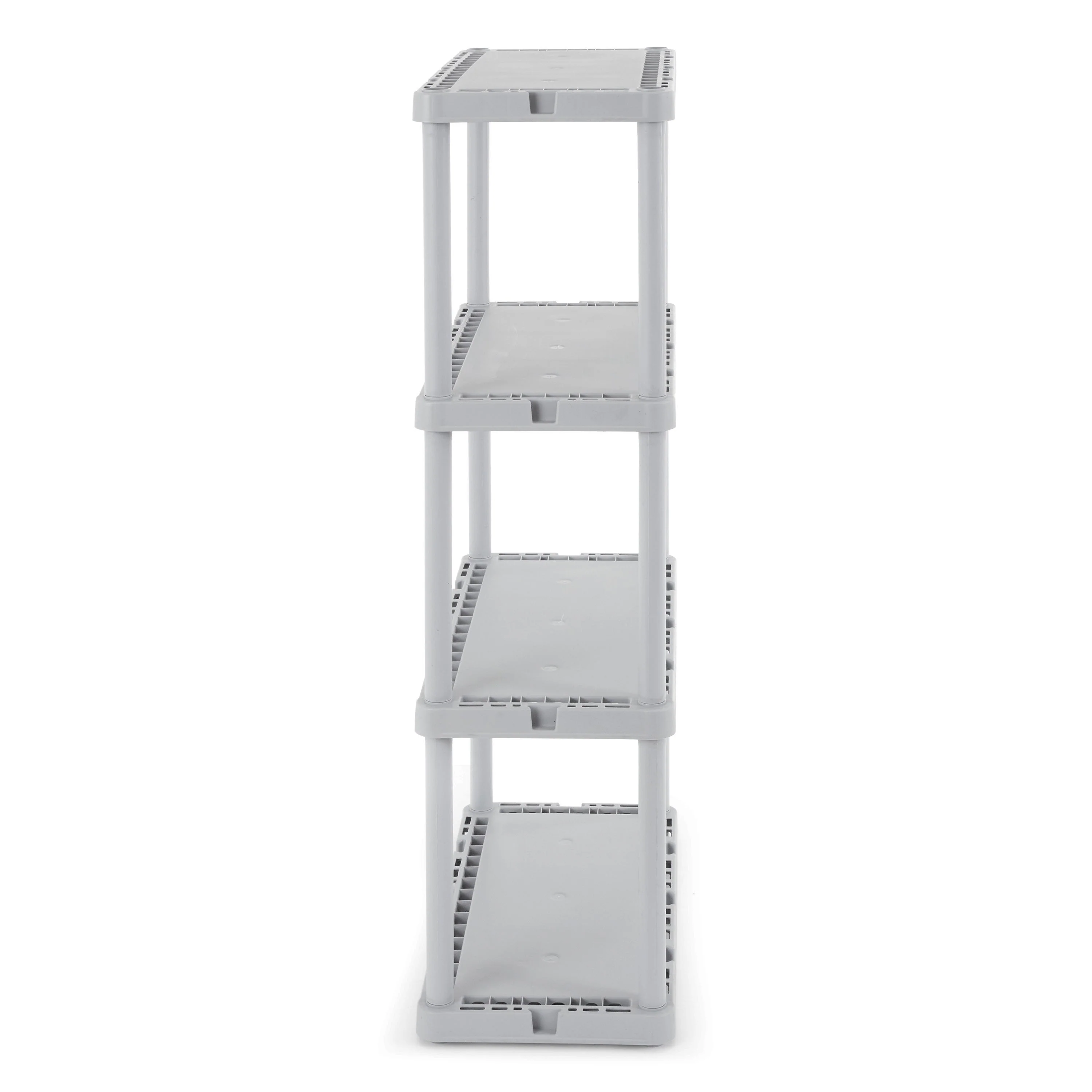 Gracious Living Knect-A-Shelf 4 Tier Light Duty Storage Shelving System (4 Pack) - Image 4