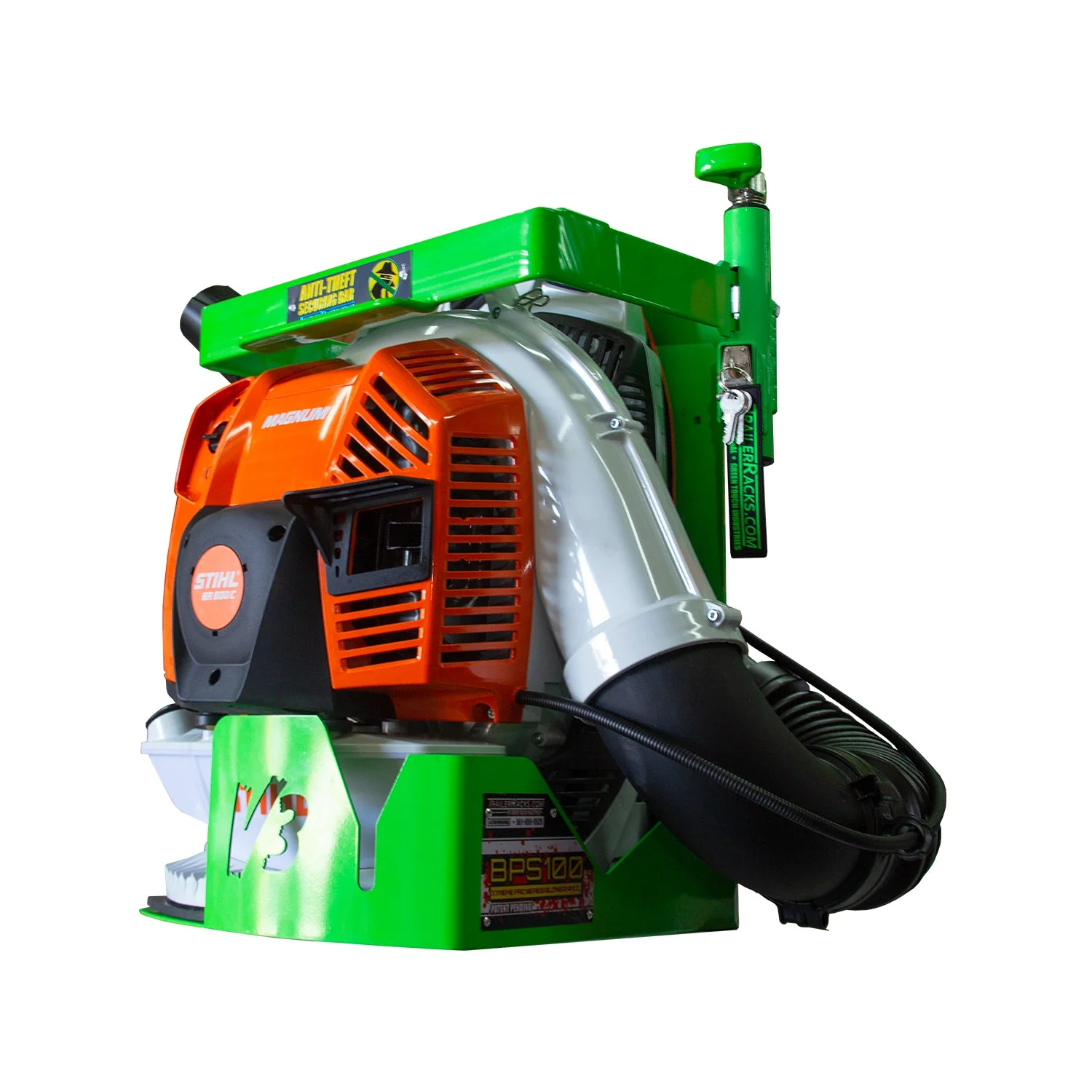Green Touch Industries Xtreme Pro Series Backpack Leaf Blower Rack V3.3 (3 Pack) - Image 4