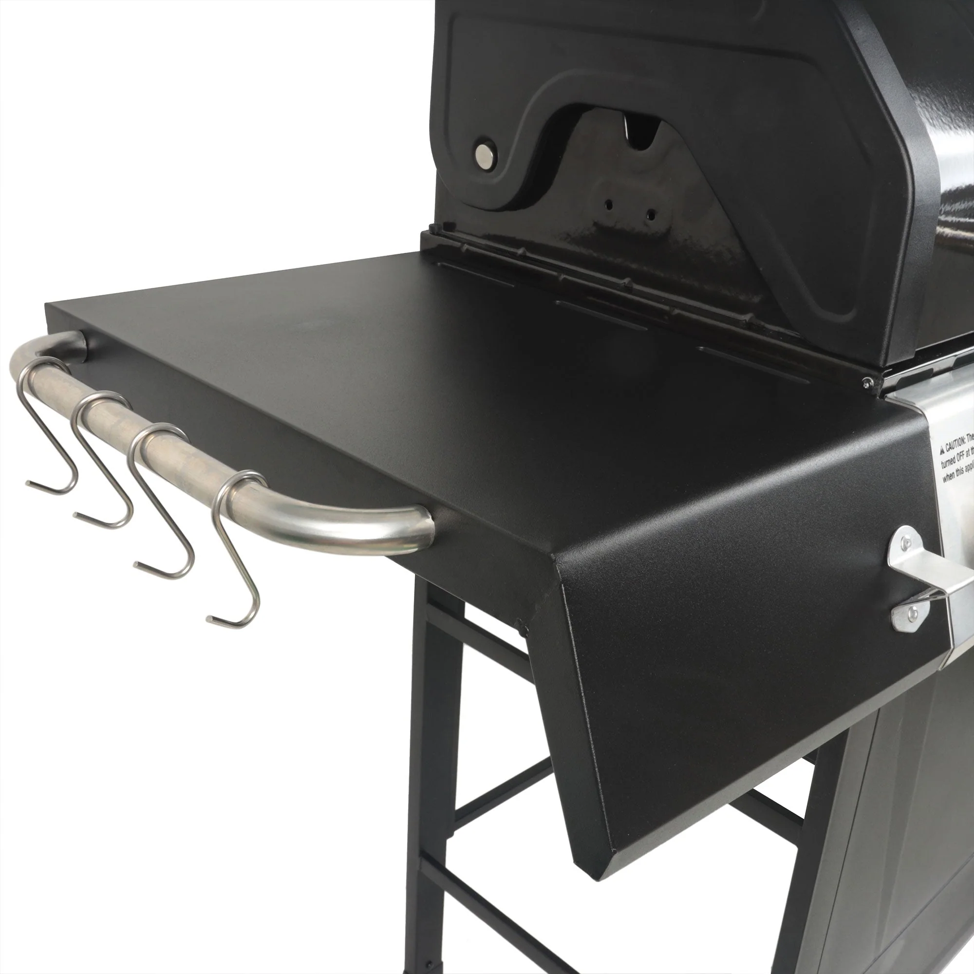 Grill Boss 4-Burner Gas Grill with Side Burner, Cover, Shelves, & Bottle Opener - Image 8