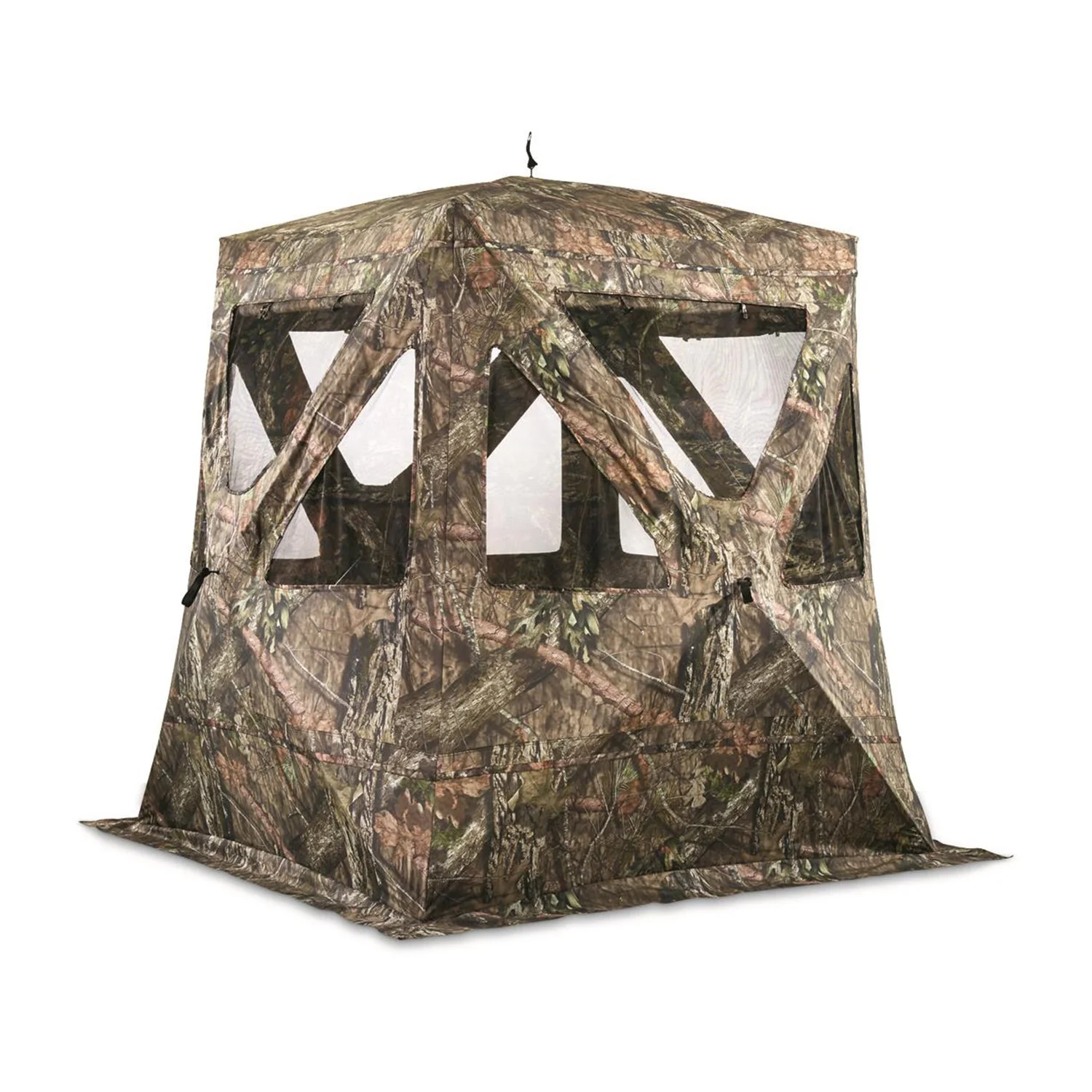 Guide Gear GGFXLSCB Flare XL Tall Ground Hunting Blind, Mossy Oak Camouflage - Image 2