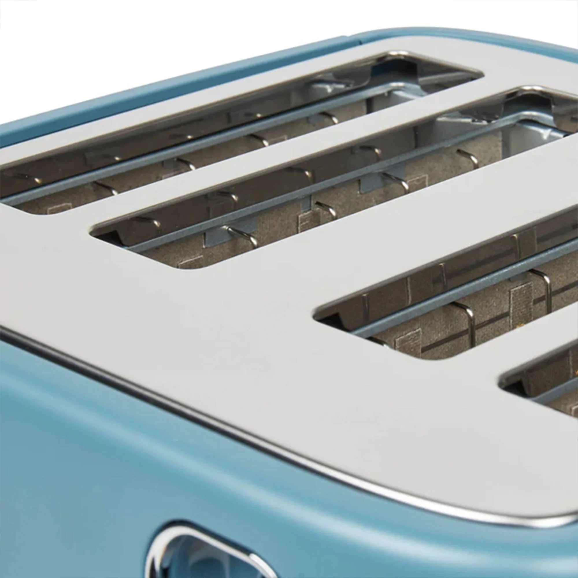Haden Dorchester 4 Slice Wide Slot Retro Toaster with Control Knob, Stone Blue - Image 7