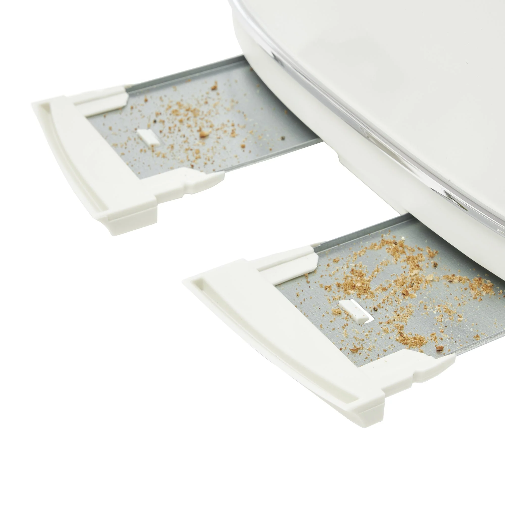 Haden Dorset 4 Slice Wide Slot Stainless Steel Toaster, Ivory & Chrome - Image 9