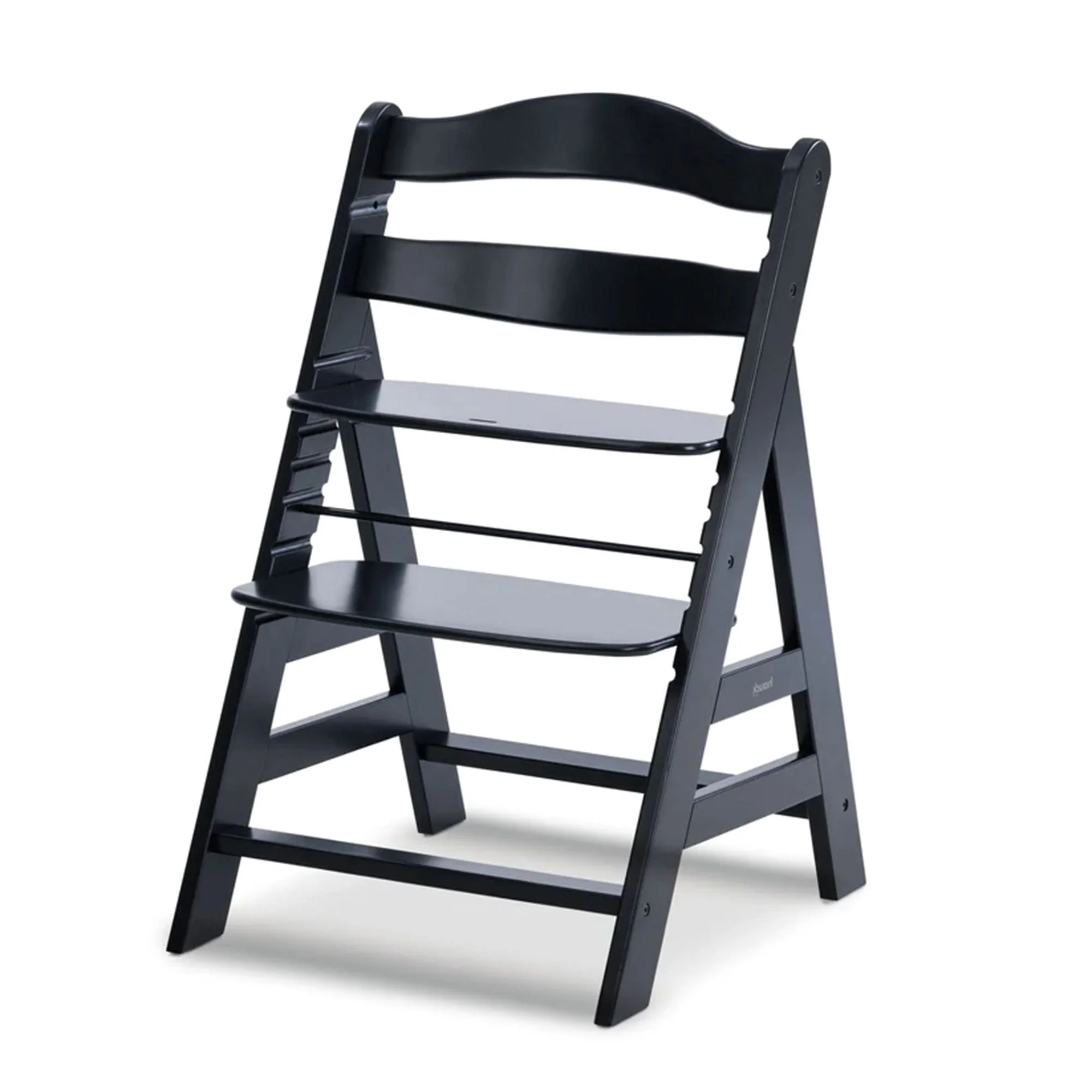 hauck Alpha+ Grow Along Seat, Adjustable Wooden Chair, Beechwood, Black Finish - Image 7