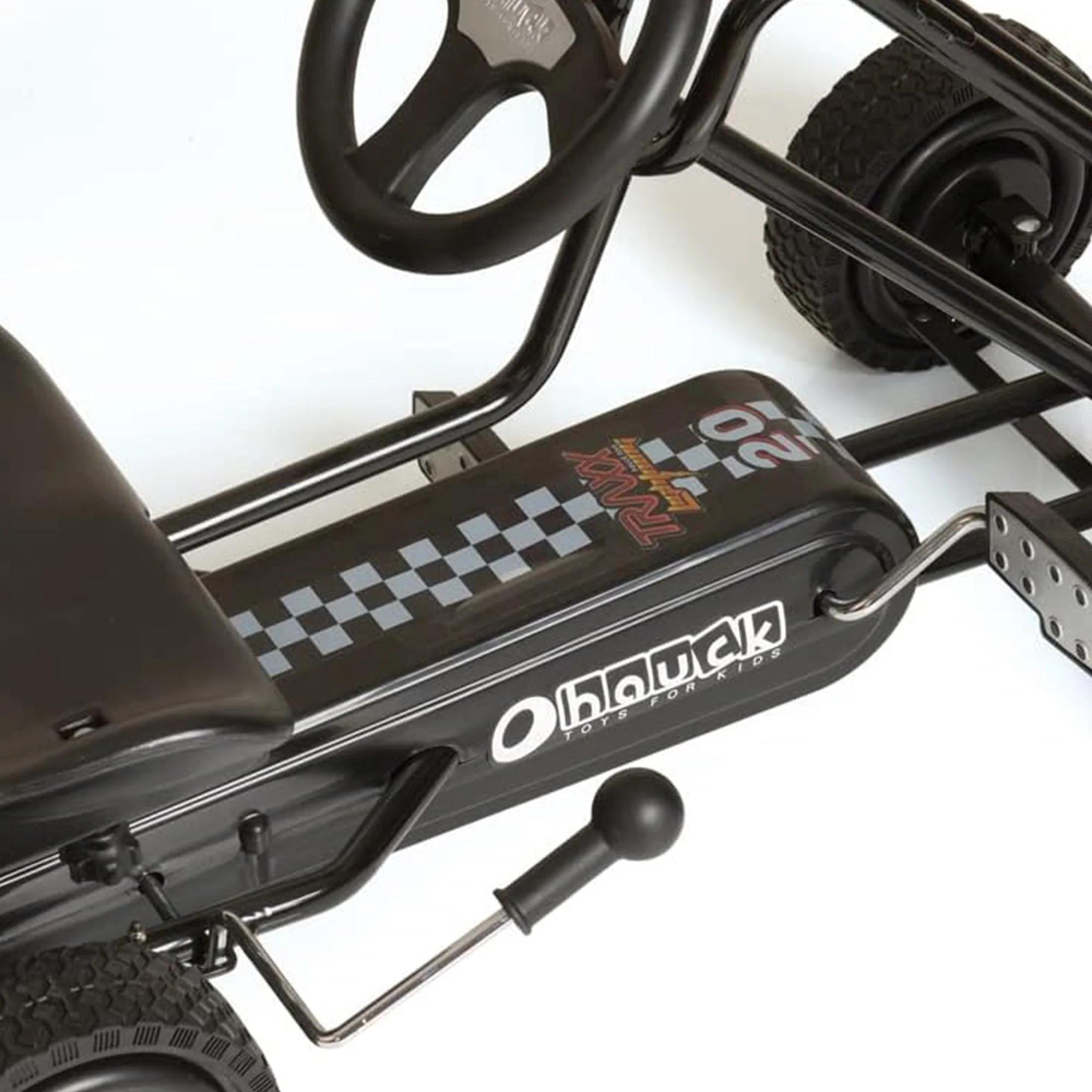 hauck Ergonomic Pedal Ride On Go Kart Toys for Boys and Girls Ages 4 to 8, Black - Image 11
