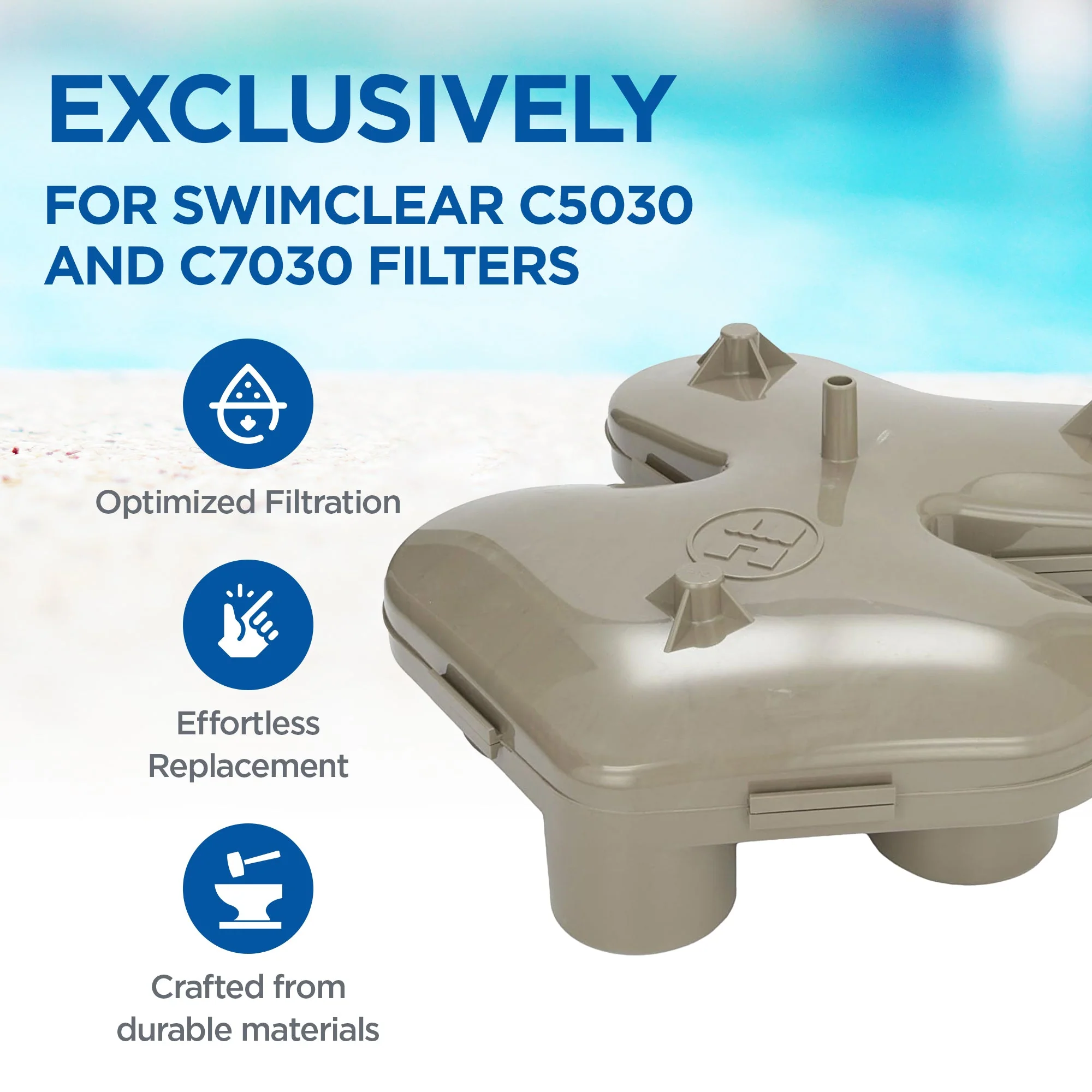 Hayward CX5030C Top Manifold Assembly for SwimClear In Ground Cartridge Filter - Image 2