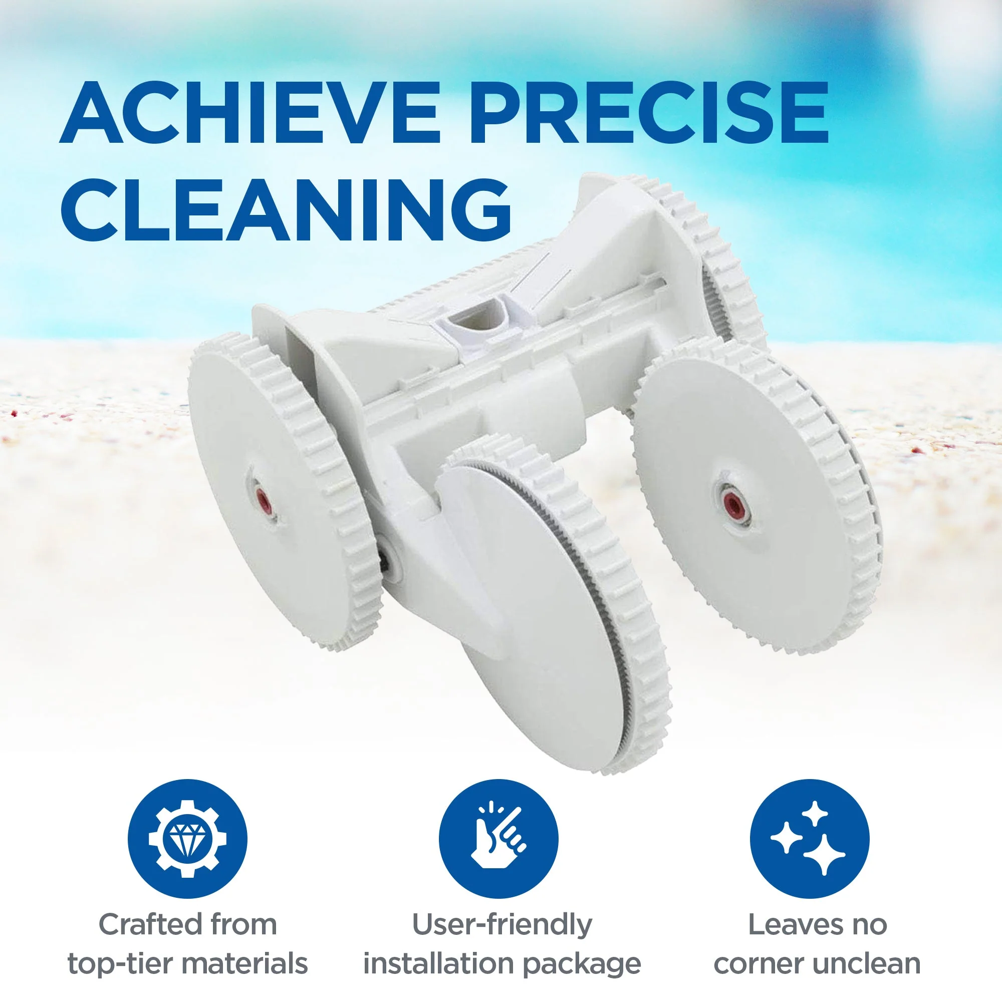 Hayward Poolvergnuegen Lower Body Conversion Pool Cleaner Kit w/ Wheel Suction - Image 2