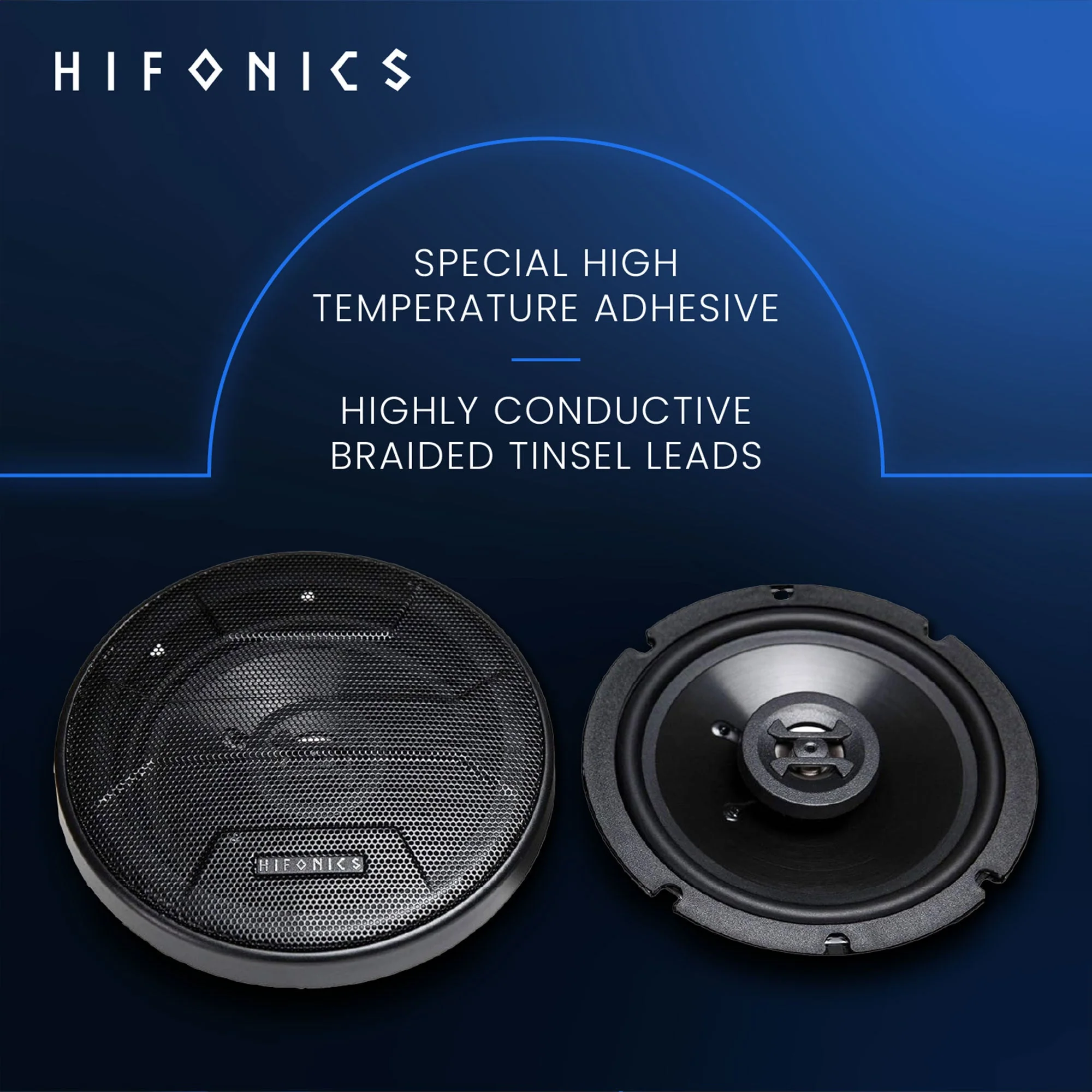 Hifonics Zeus ZS65CXS 6.5 Inch 3 Way 300W Shallow Mount Coaxial Speakers, Pair - Image 5