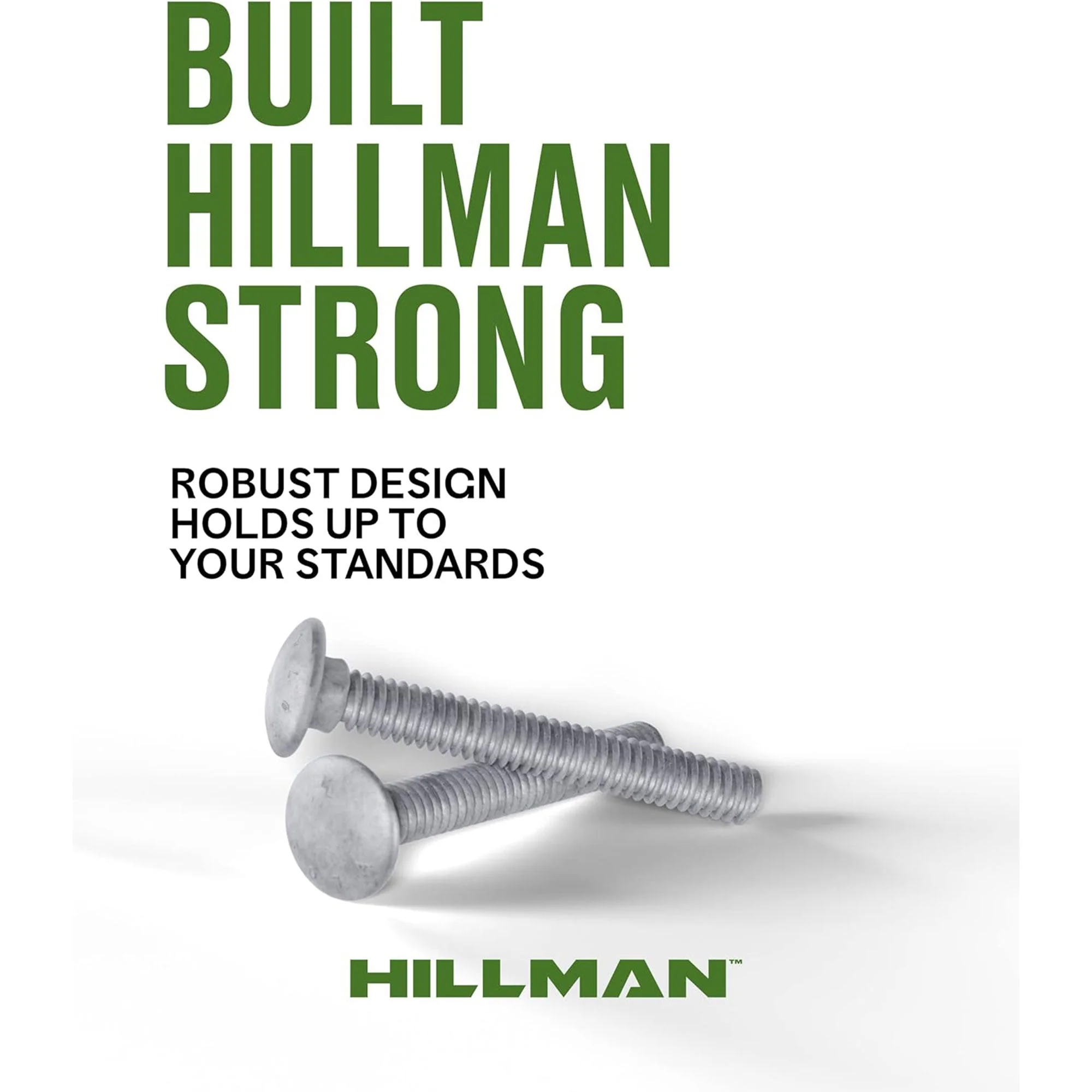 Hillman .5 x 3 Inch Galvanized Carriage Bolts For Wood or Metal Frame, (50 Pack) - Image 4