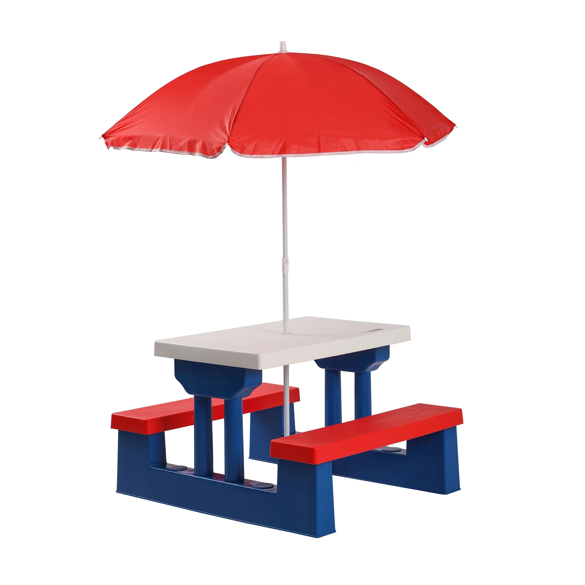 HolaHatha 2-in-1 Kids Picnic Table with Folding Bench and Adjustable Umbrella - Image 6