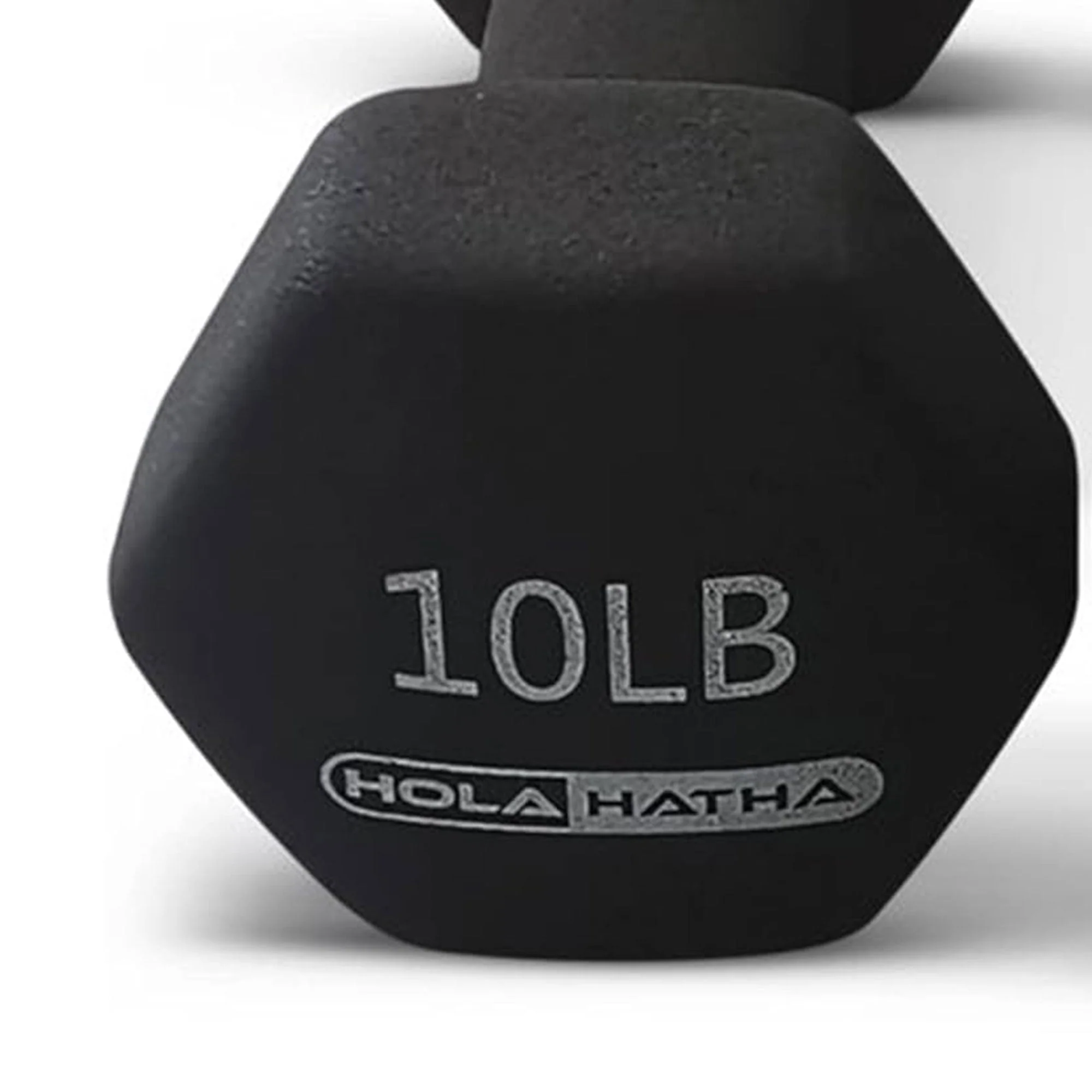 HolaHatha 3, 5, 8, 10 & 12 Pound Neoprene Dumbbell Weight Set with Storage Rack - Image 11