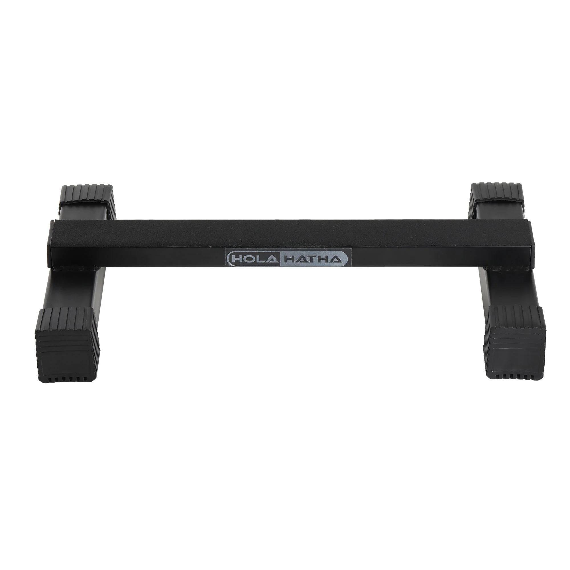 HolaHatha Calf Raise Bar Leg Exercise Non Slip Steel Fitness Stretcher, Black - Image 6