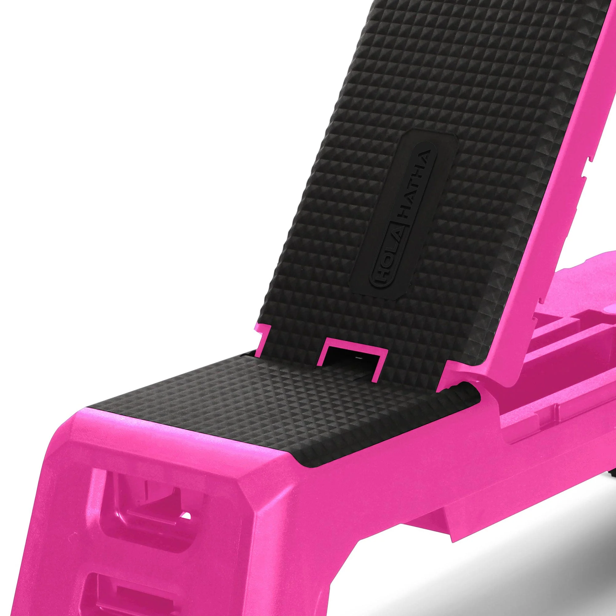 HolaHatha Multifunctional Fitness Aerobic Deck with Storage Compartment, Pink - Image 5
