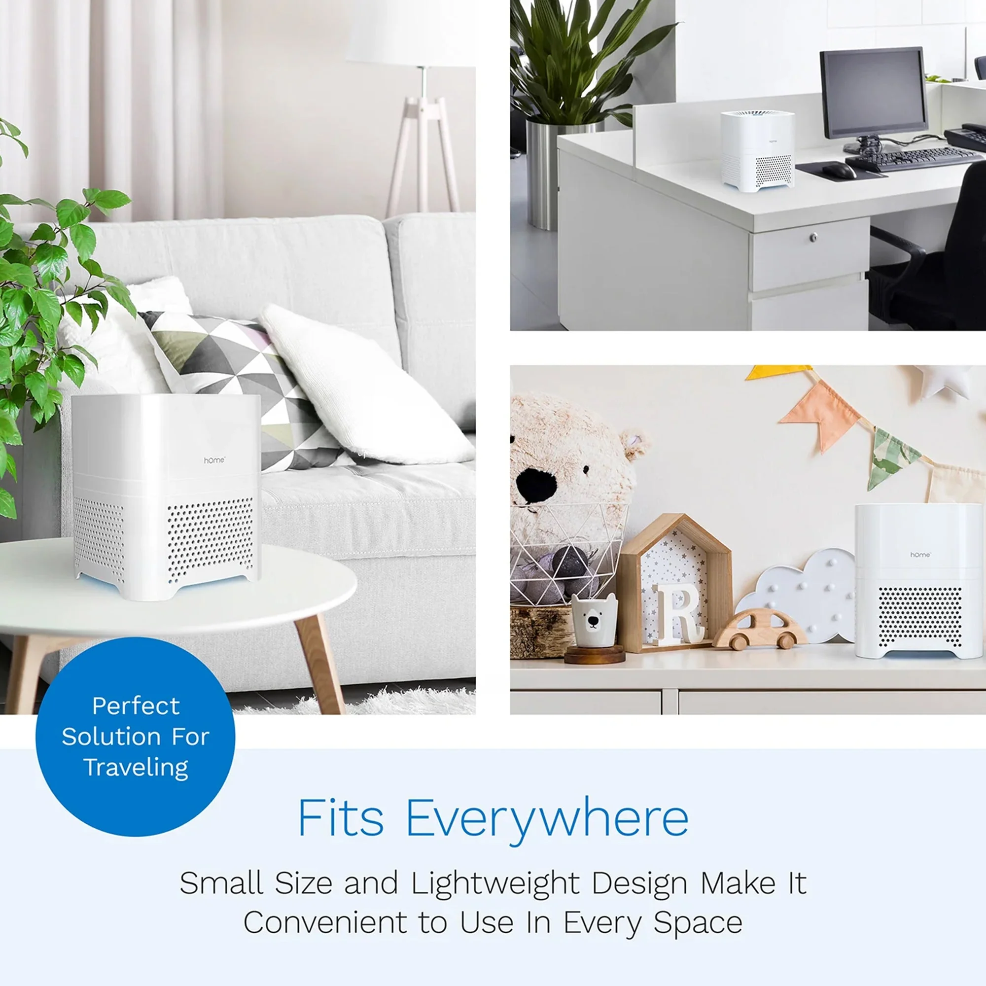 hOmeLabs 4-In-1 Indoor Compact Silent Air Purifier Filtration System Machine - Image 9