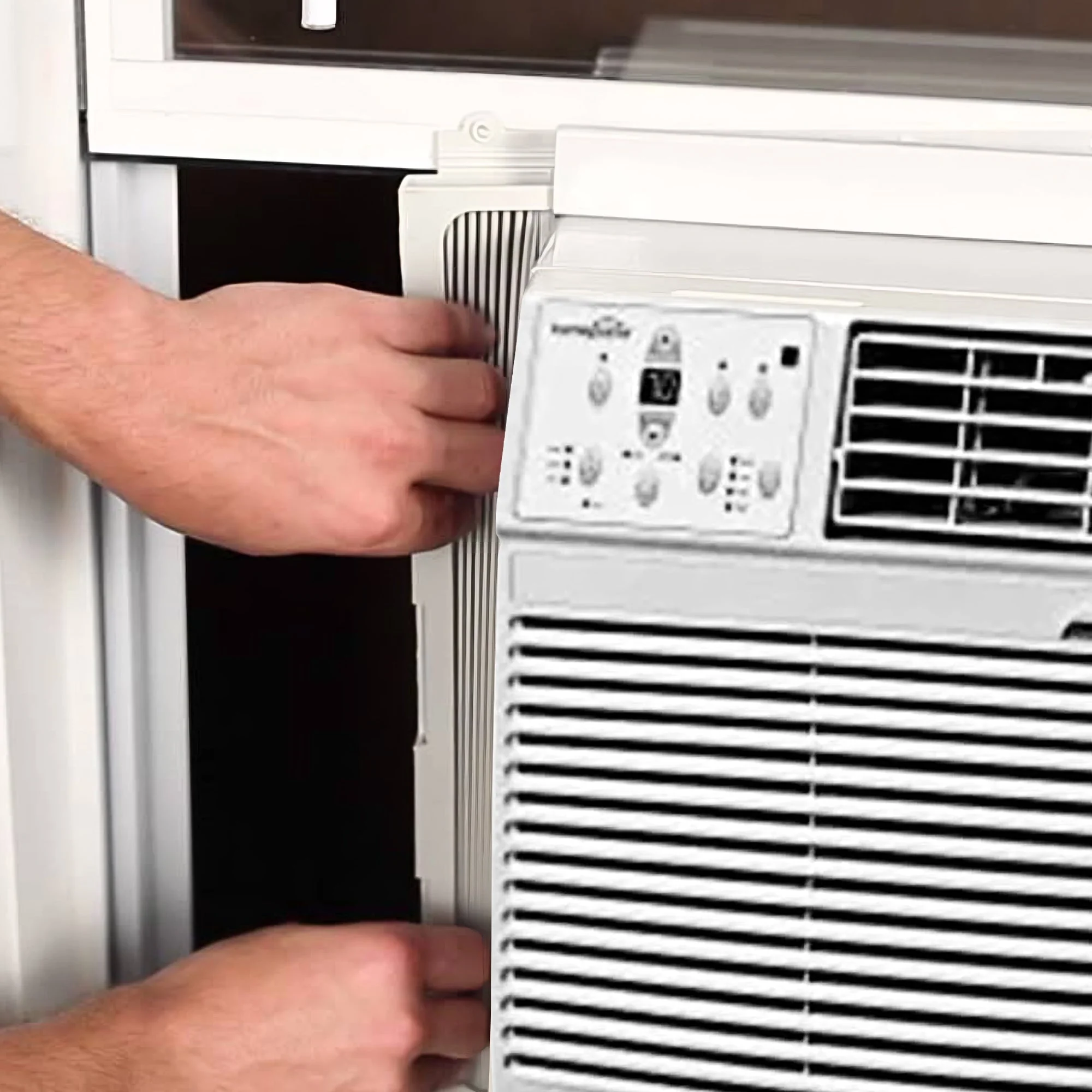 HomePointe 8000 BTU Through the Wall Air Conditioner w/Remote & Digital Panel - Image 4