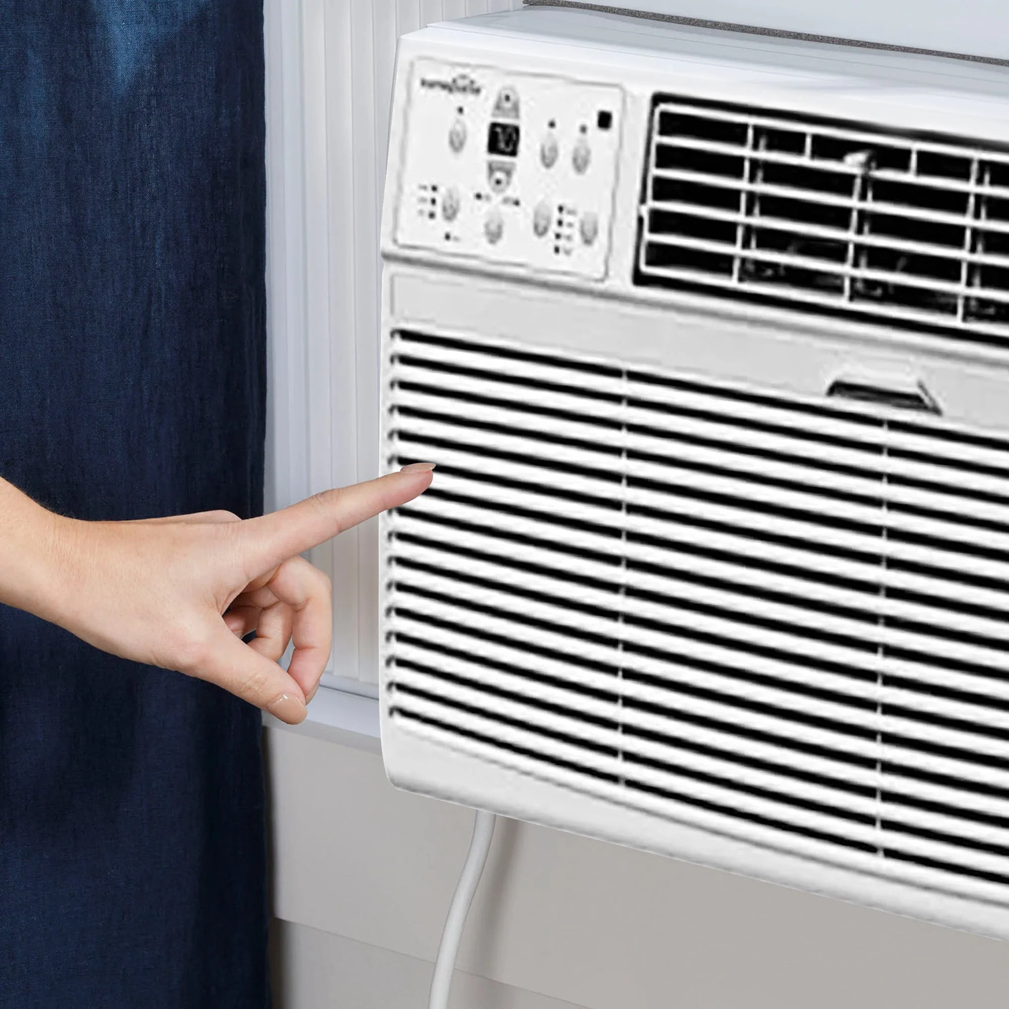 HomePointe 8000 BTU Through the Wall Air Conditioner w/Remote & Digital Panel - Image 5