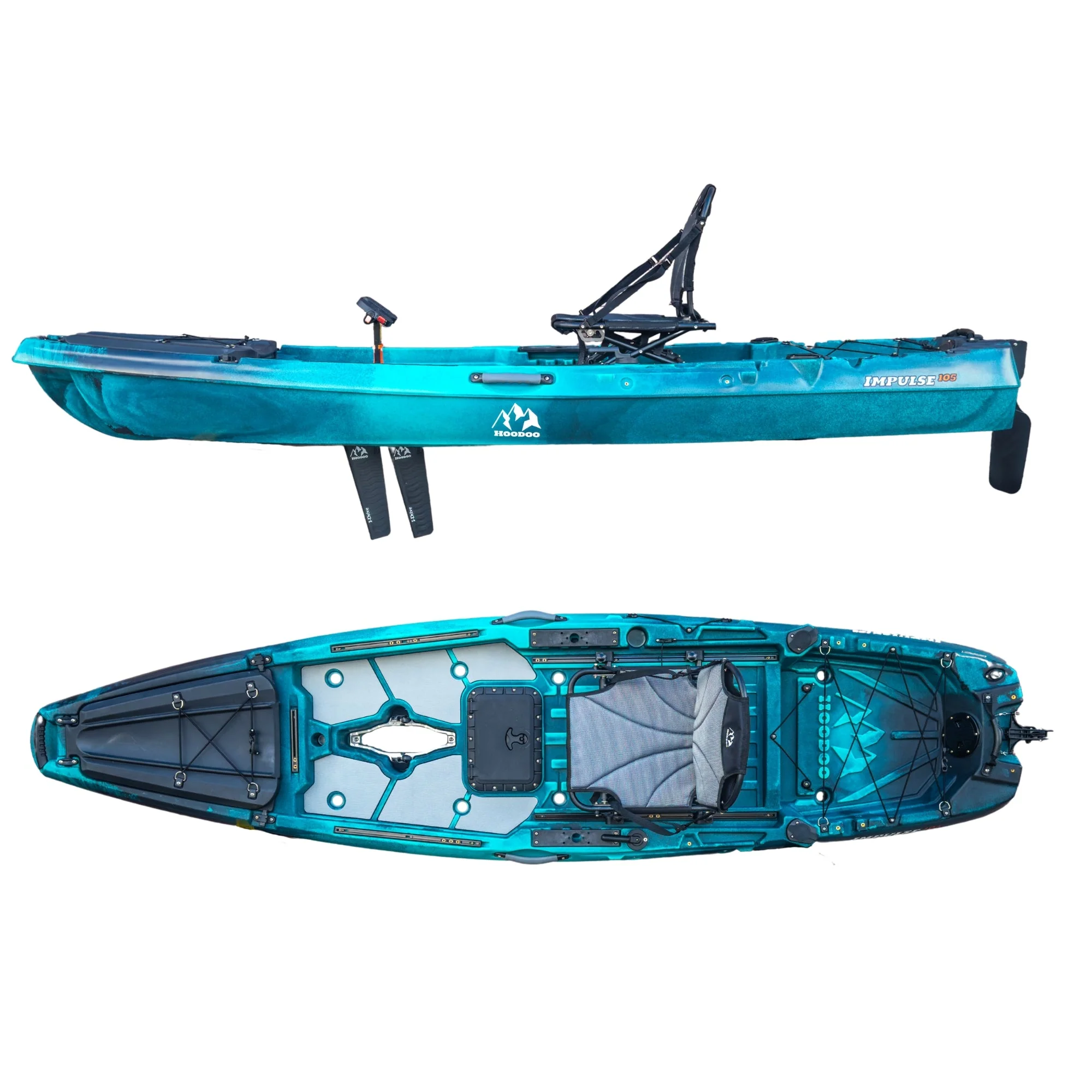 Hoodoo Impulse 105 Fin Drive Kayak - Image 2