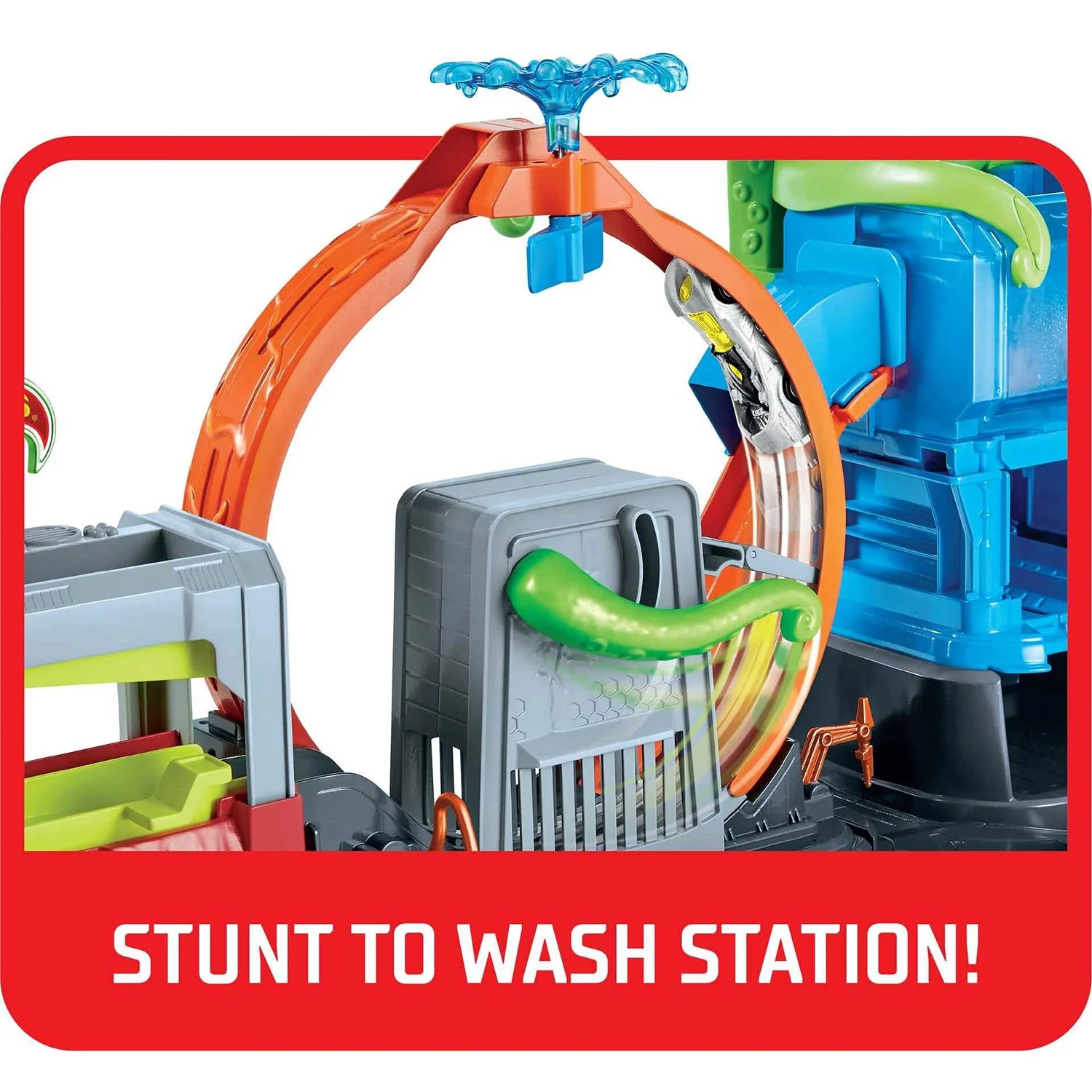 Hot Wheels City Ultimate Octo Car Wash Water Playset with Color Reveal Vehicle - Image 9