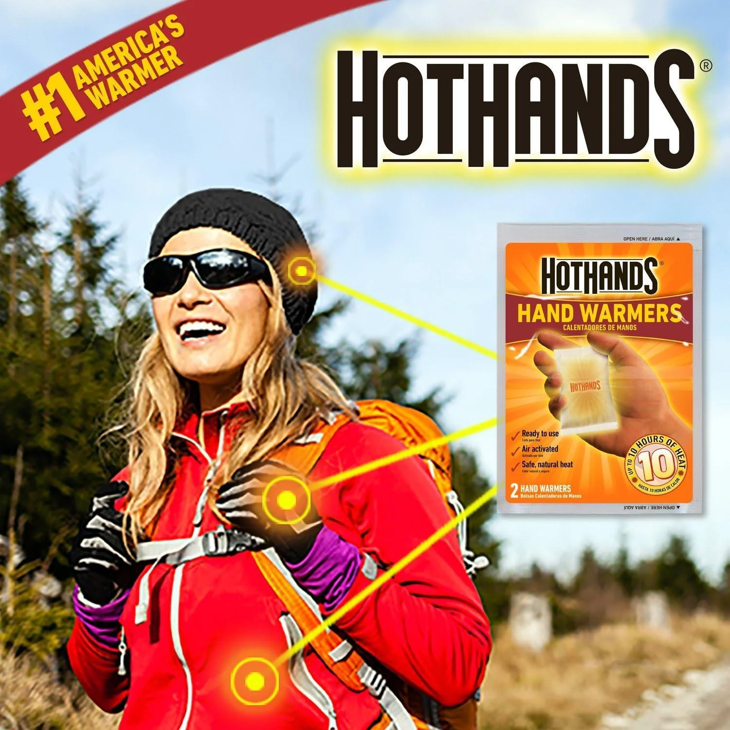 HotHands Hand Warmers - Long Lasting Safe Natural Odorless Air Activated Warmers - Up to 10 Hours of Heat - 40 Pair Box - Image 8