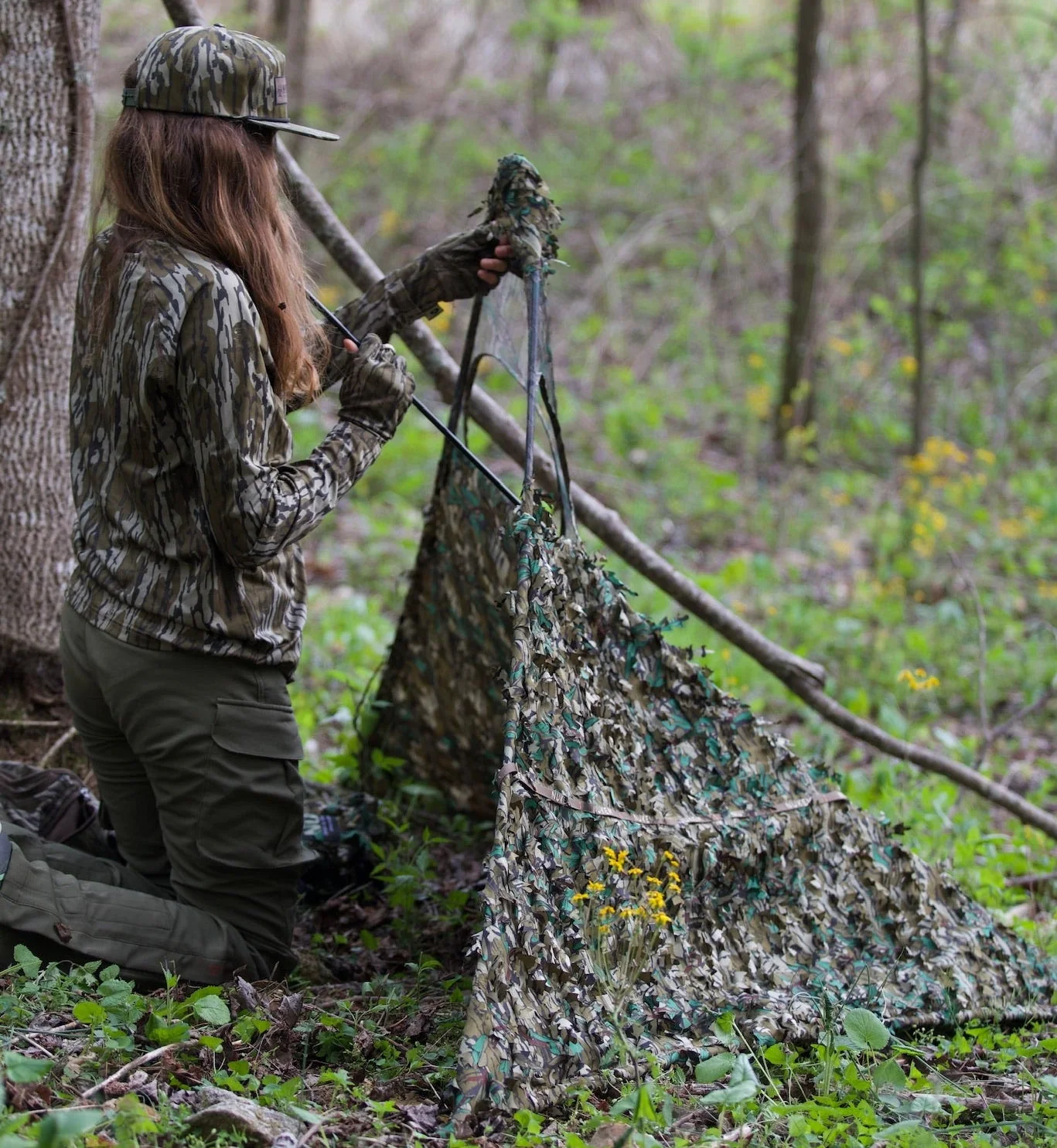 Hunting Blind - Mossy Oak Greenleaf 3D Leafy - Image 6