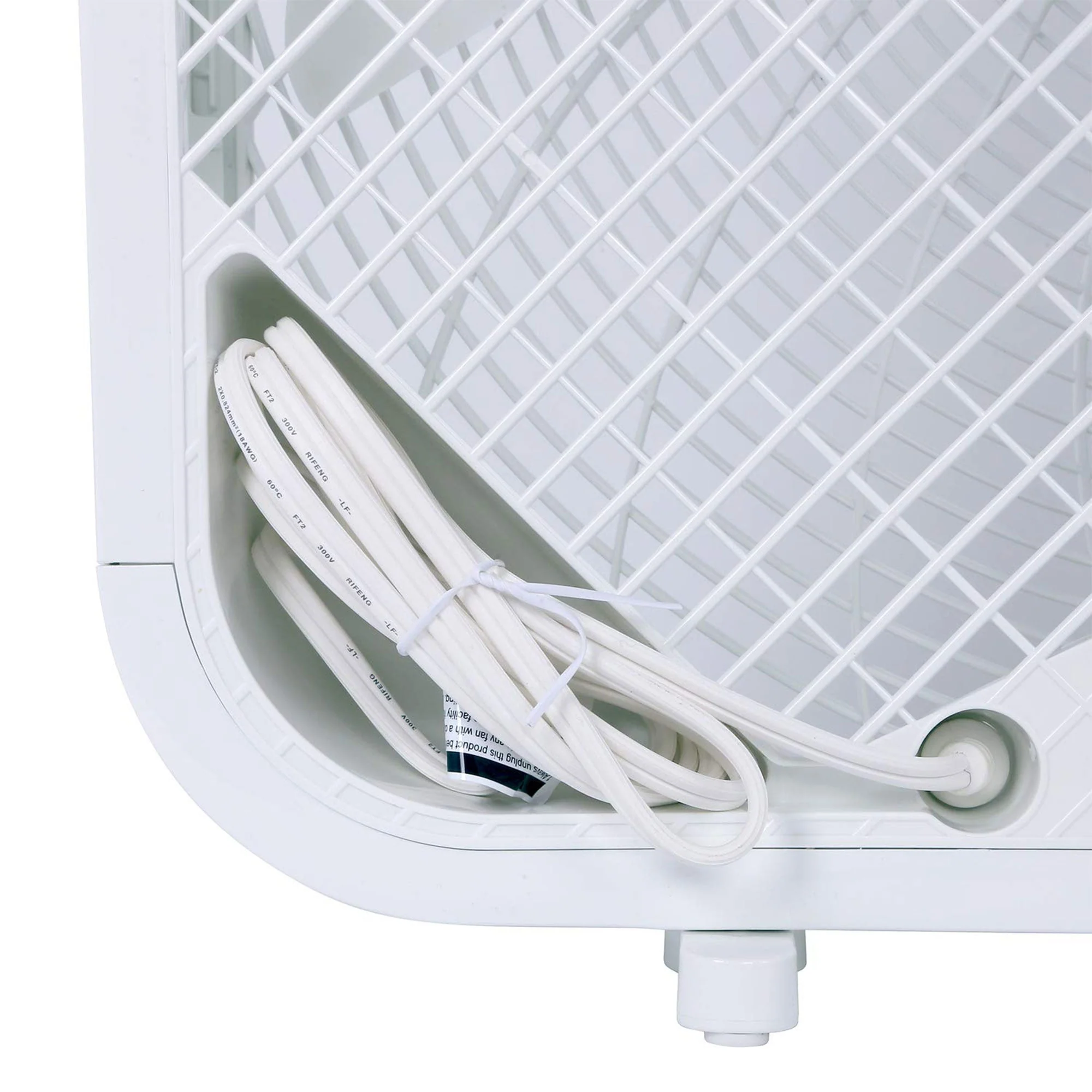 Hurricane 20" Classic Series Floor Box Fan with 3 Speed Settings, 5 Pack, White - Image 10