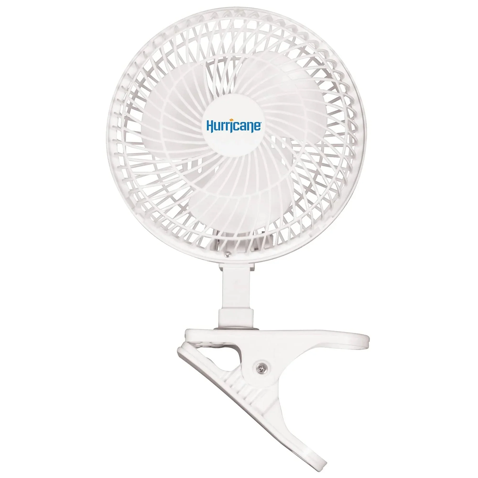 Hurricane Classic 6" Mini Clip On Fan for Desks & Night Stands, White (2 Pack) - Image 7