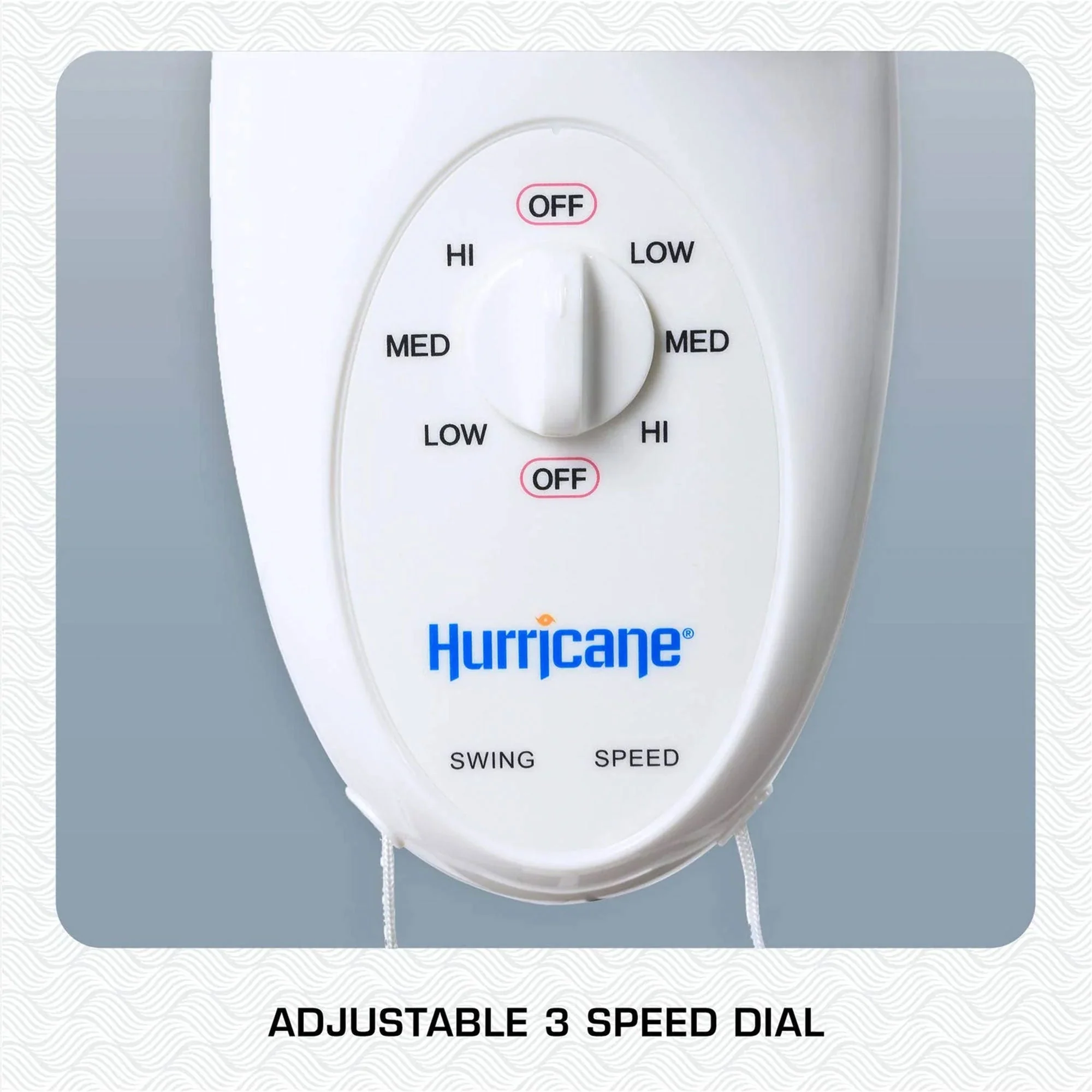 Hurricane Supreme 12 Inch Oscillating 3 Speed Portable Wall Mount Fan, 2 Pack - Image 5