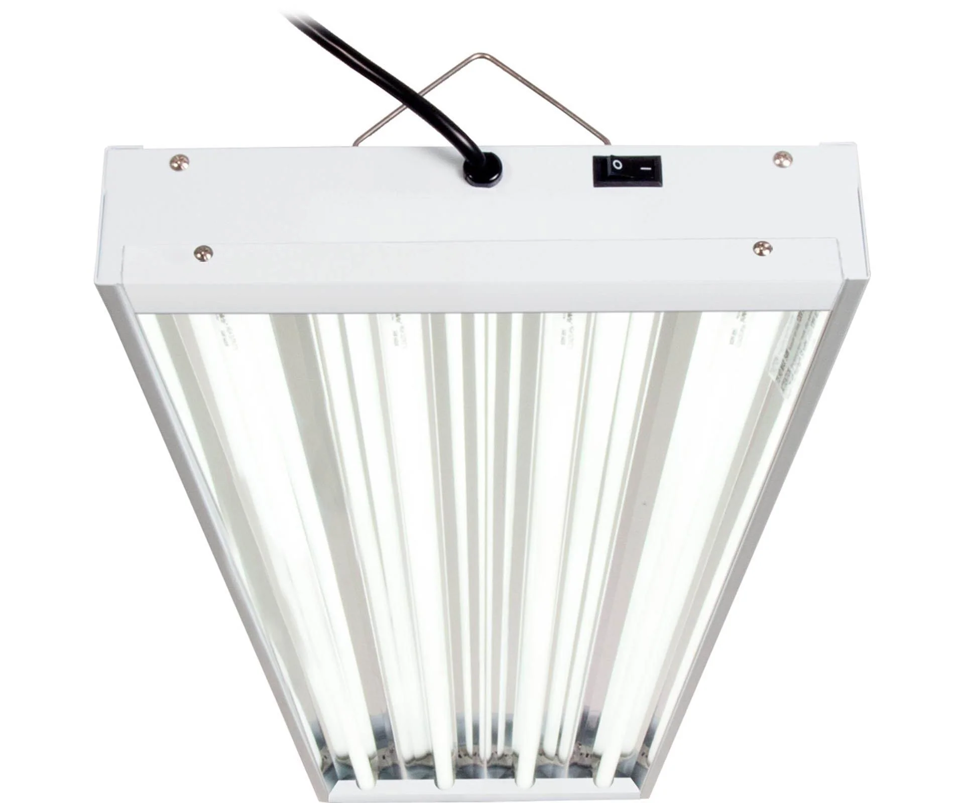 Hydrofarm FLT44 Agrobrite 4-Tube Hydroponic 4' Grow Light Fixture 216W w/ Bulbs - Image 2