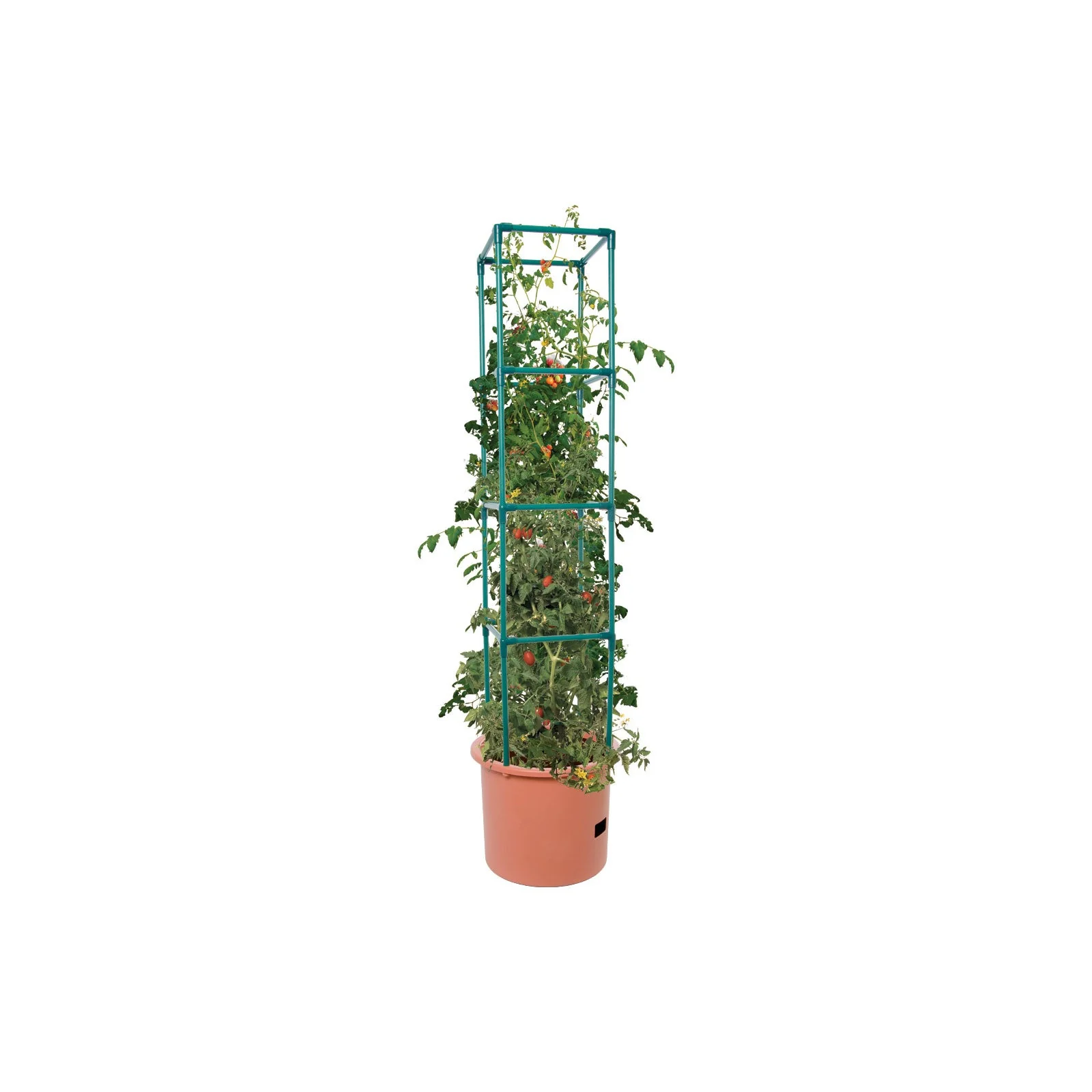 Hydrofarm GCTB Tomato Barrel Pot Garden Planting System and 4 Foot Trellis Tower - Image 2