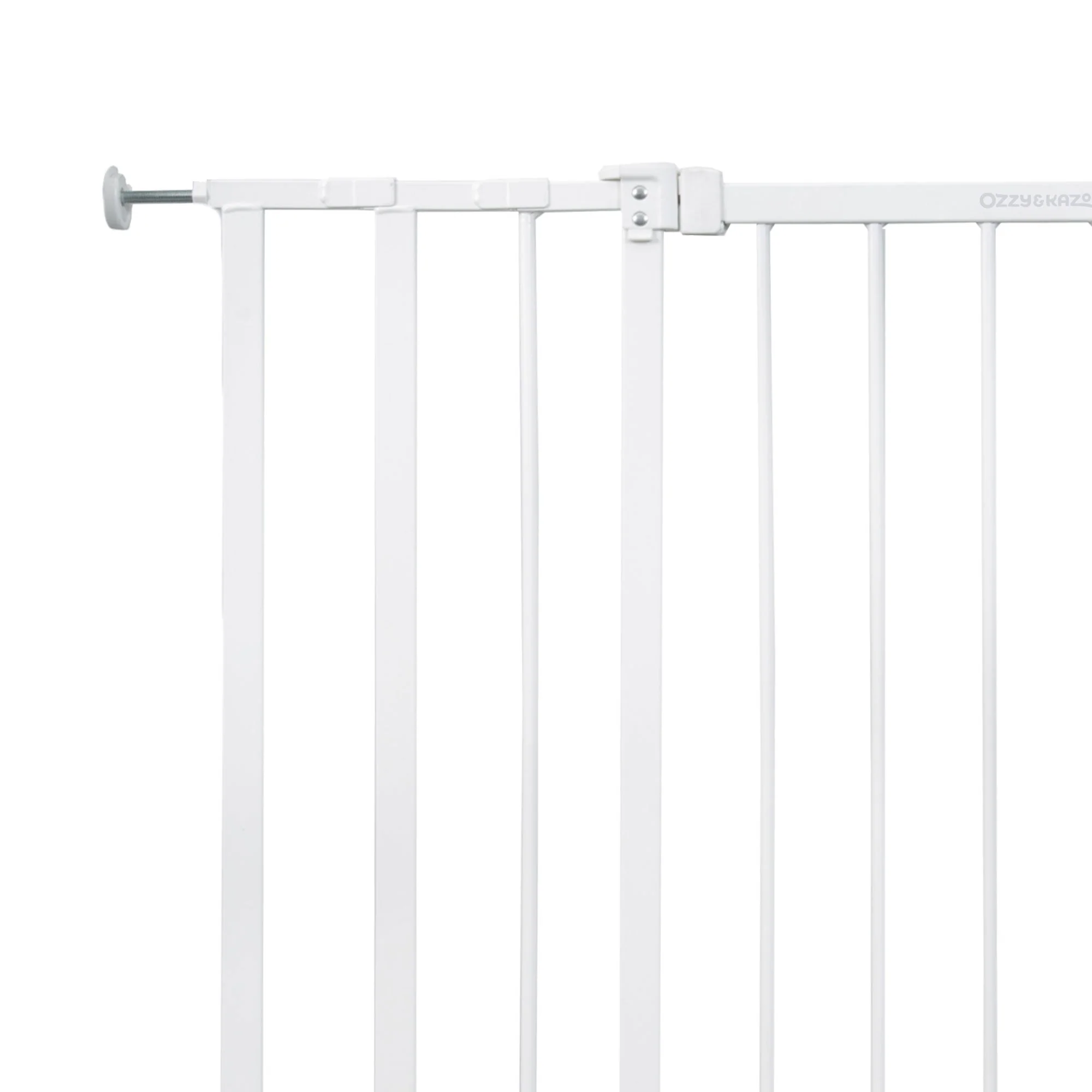 Ingenuity Ozzy & Kazoo 36” Tall Walk Through Dog Gate For Doorway or Stairway - Image 6