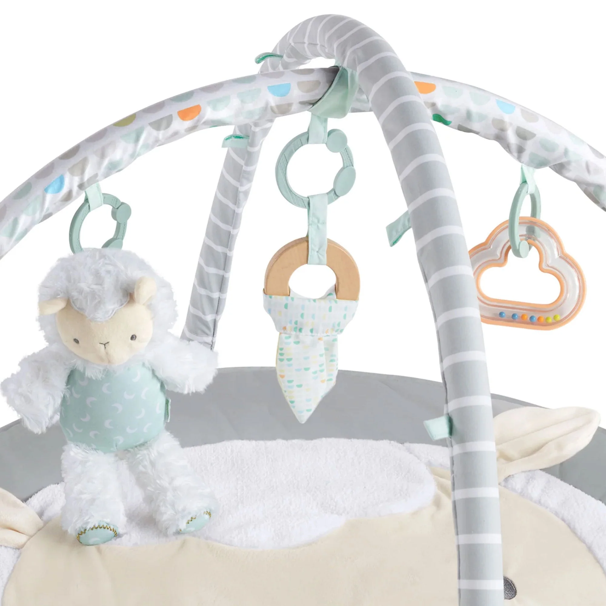Ingenuity Sheppys Spot Ultra Plush Baby Activity Gym and Tummy Time Mat, Corrie - Image 12