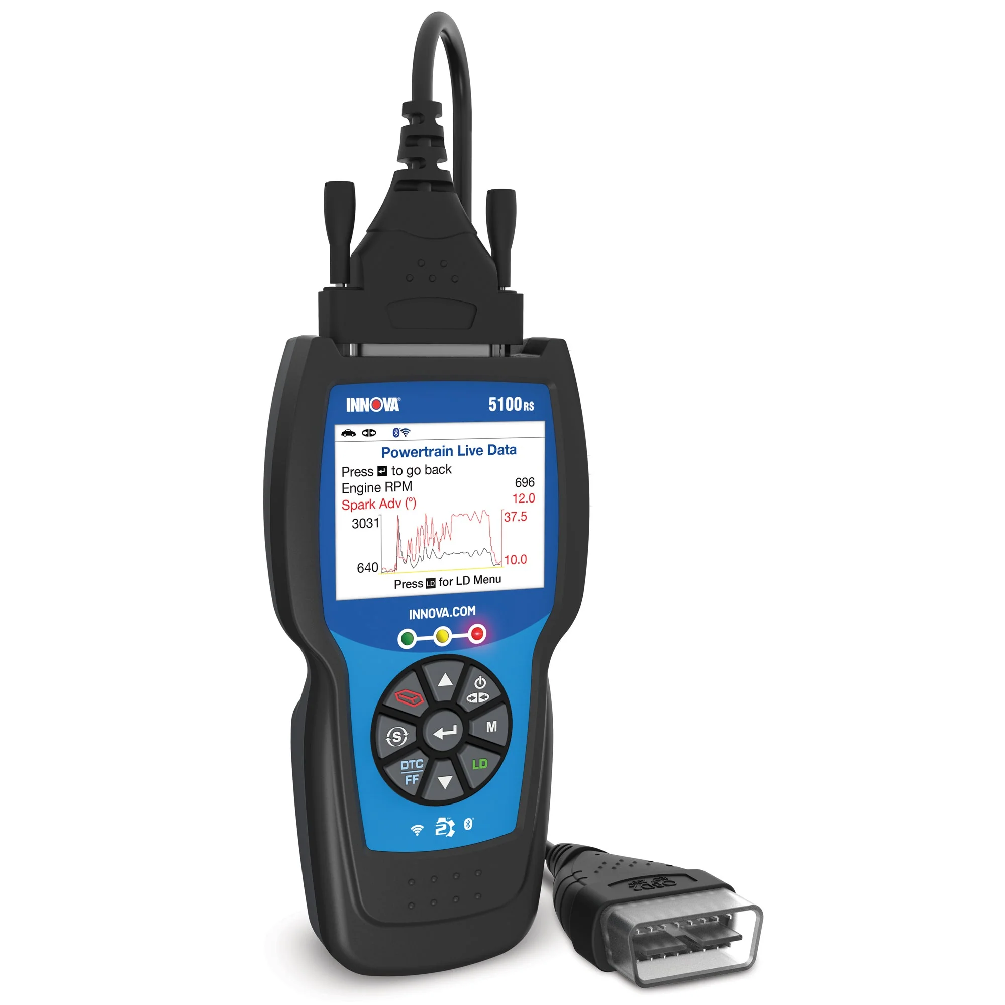 INNOVA 5100RS FixAssist OBD2 Bluetooth Code Reader Vehicle Diagnostic Scanner - Image 2