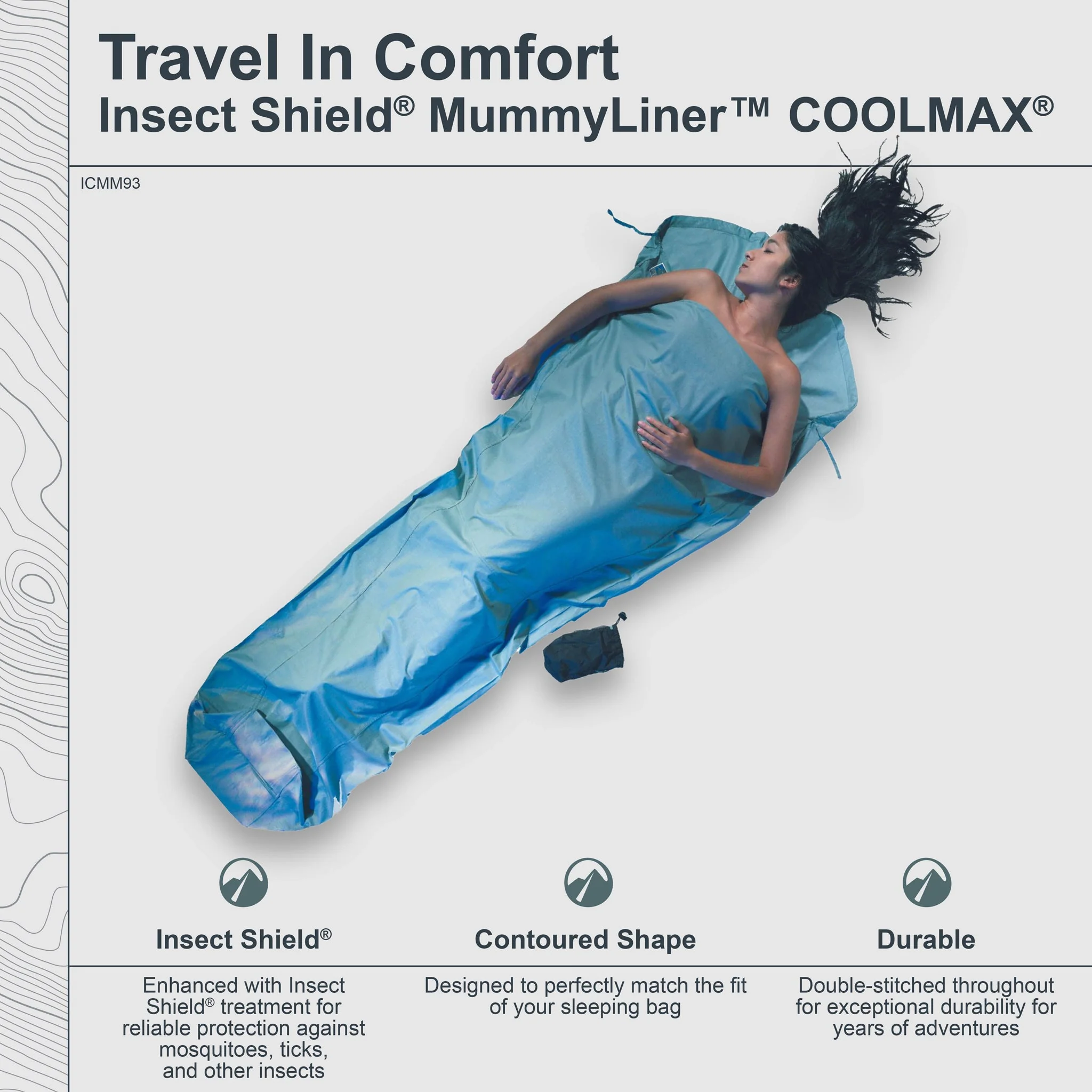 Insect Shield® MummyLiner™ COOLMAX® - Image 2