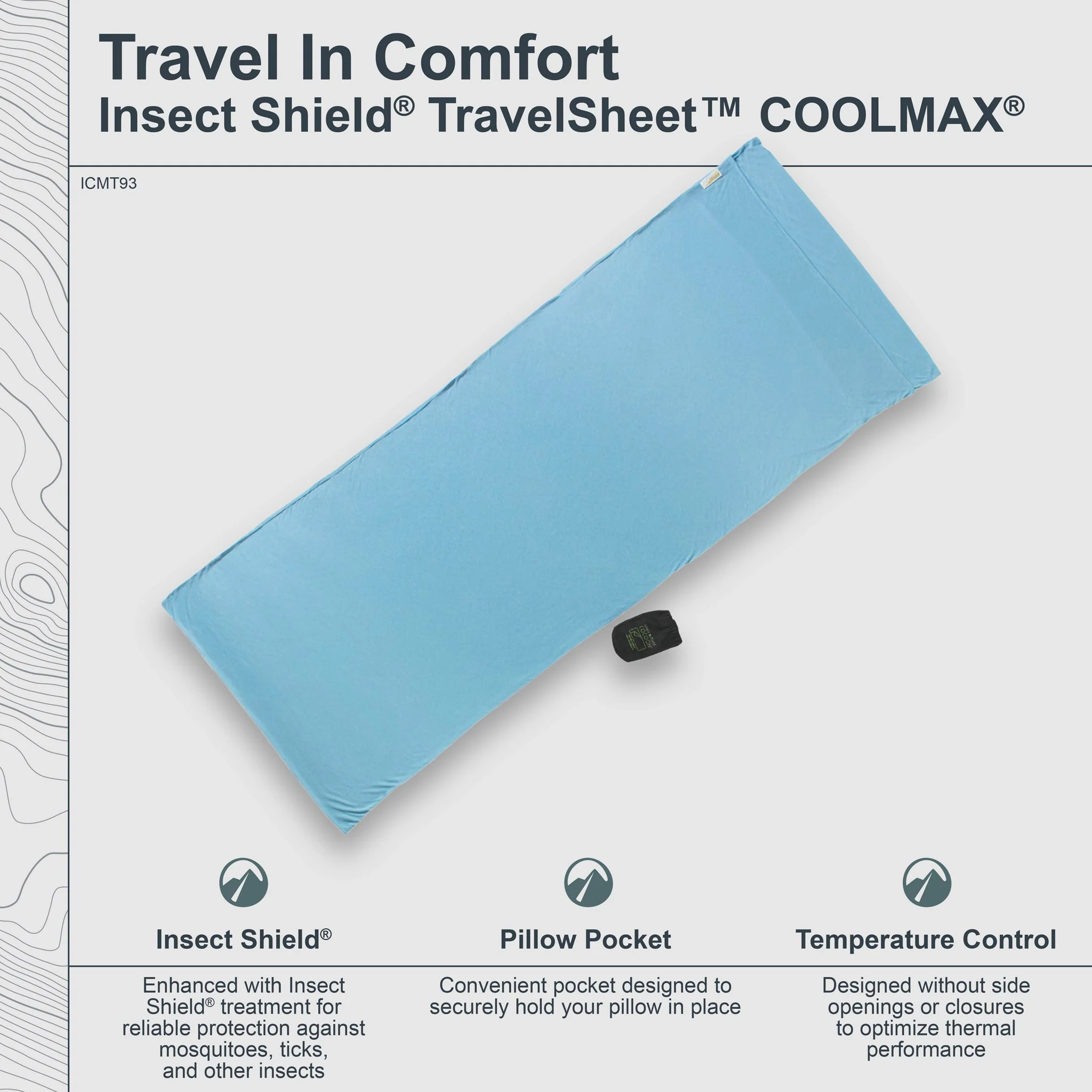 Insect Shield® TravelSheet™ COOLMAX® - Image 2