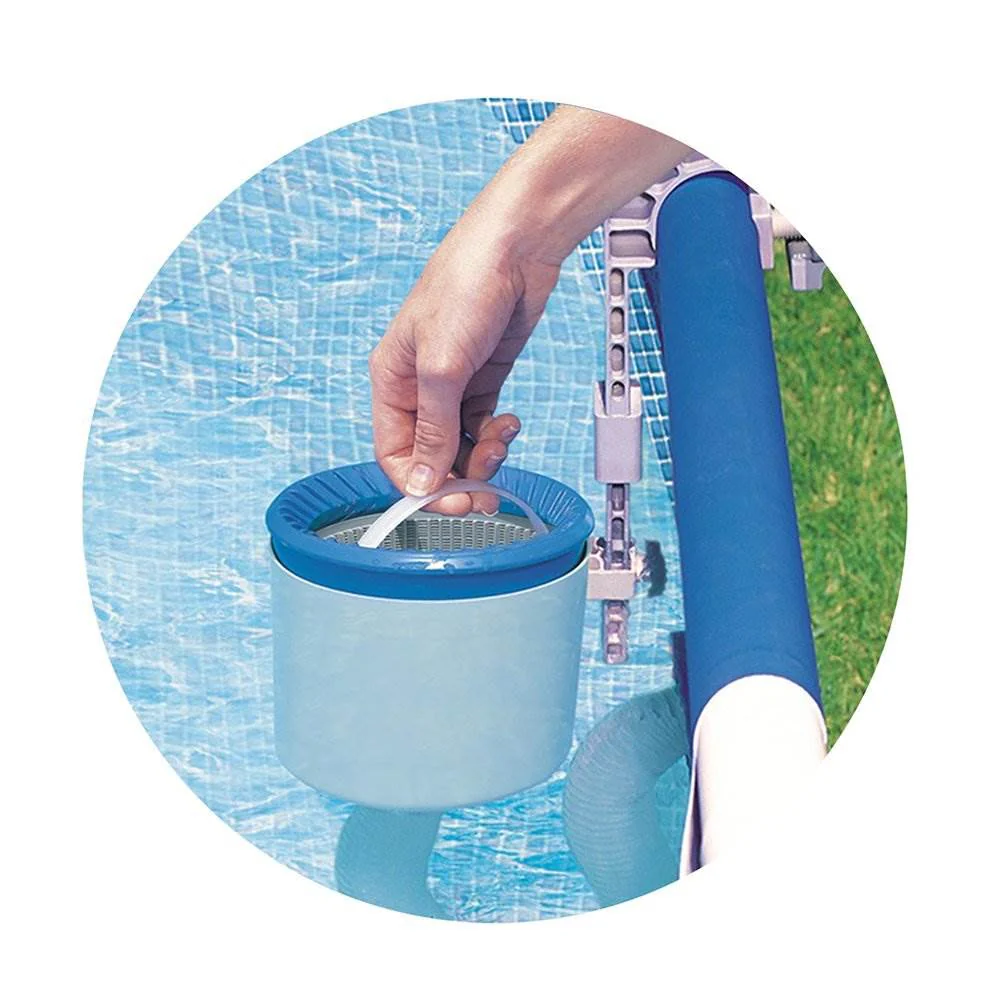 Intex 1000 GPH Easy Set Pool Filter Pump System & Wall Mount Automatic Skimmer - Image 12