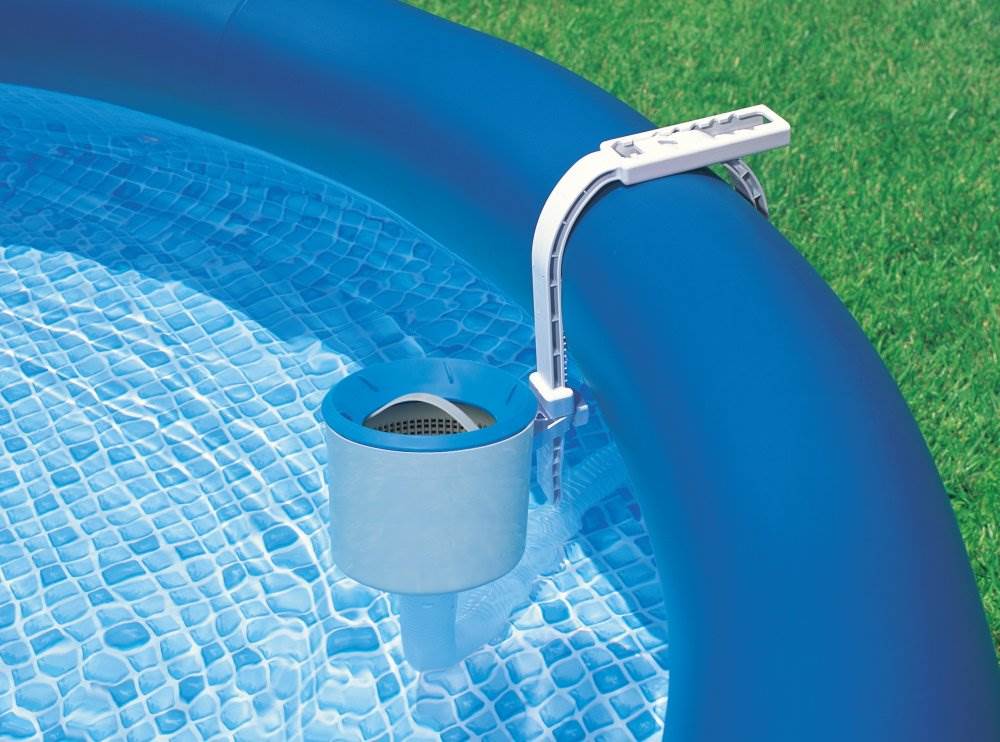 Intex 1000 GPH Easy Set Pool Filter Pump System & Wall Mount Automatic Skimmer - Image 8