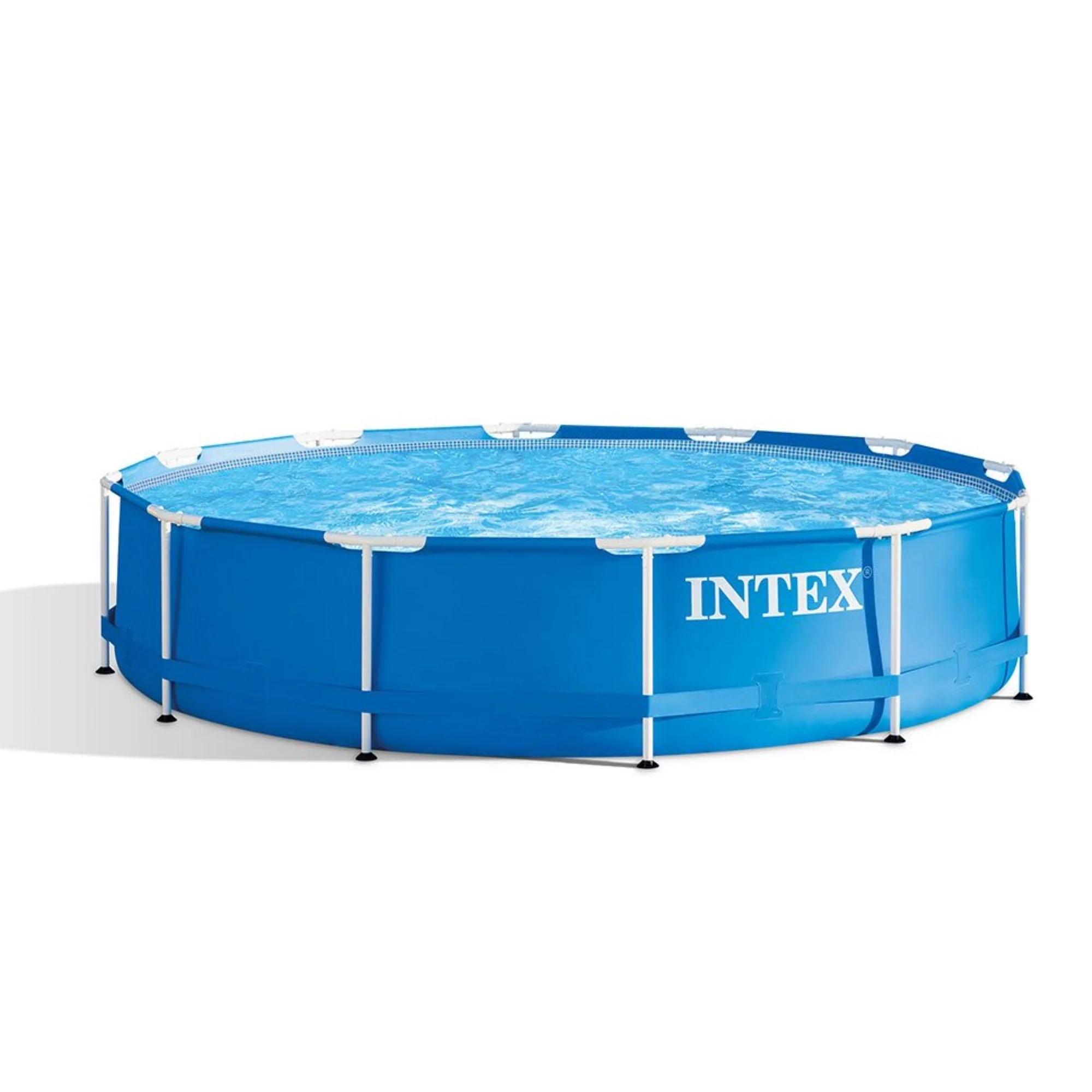 Intex 12 Foot x 30 In. Above Ground Pool & Intex 12 Foot Round Pool Cover - Image 2