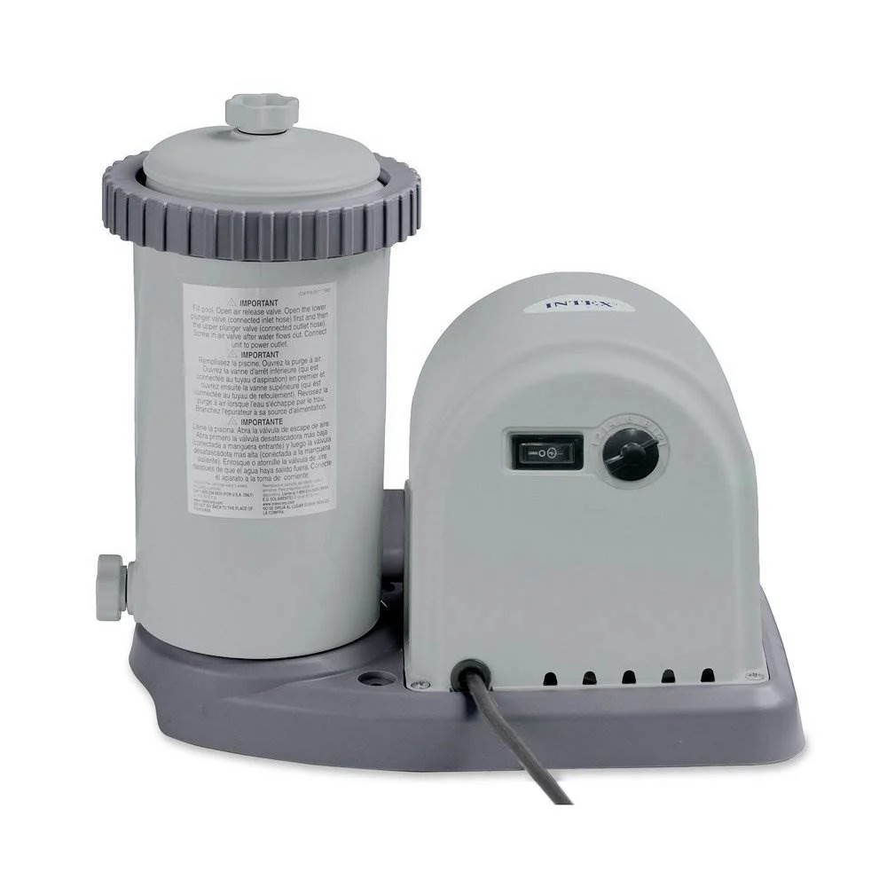 Intex 1500 GPH Pool Filter Pump with Timer & Intex Swimming Pool Maintenance Kit - Image 2