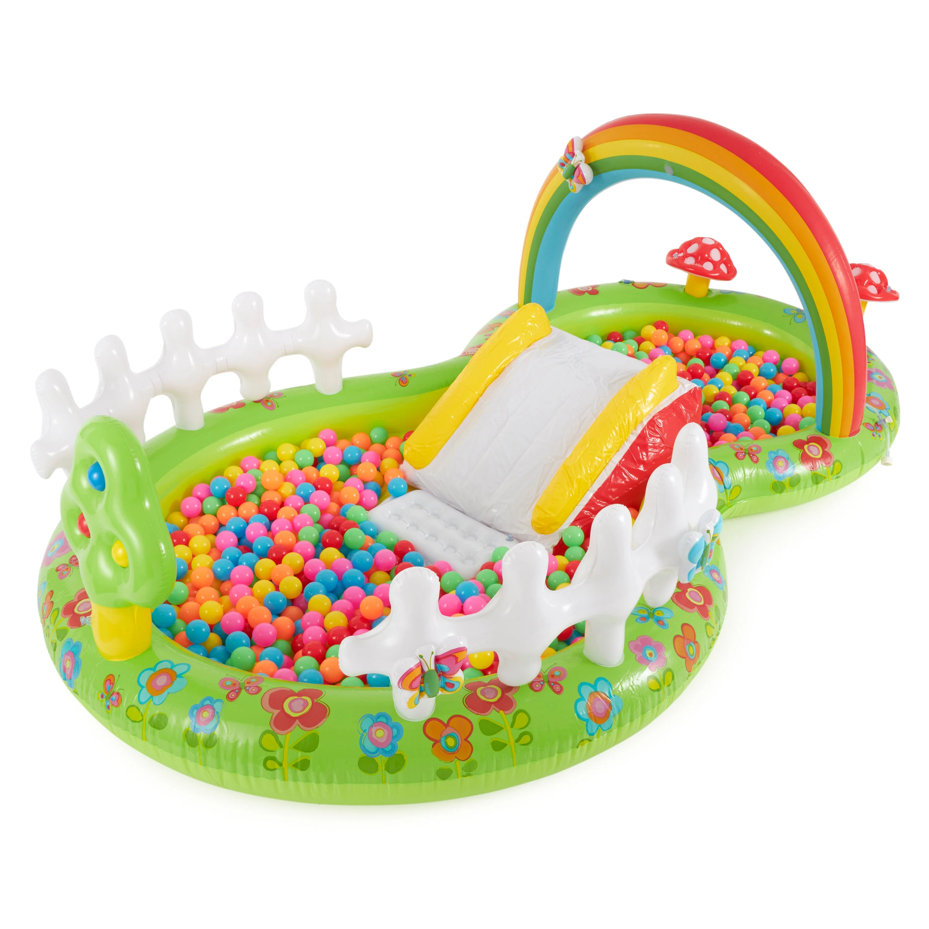 Intex 57154EP Colorful Inflatable My Garden Water Filled Play Center with Slide - Image 3