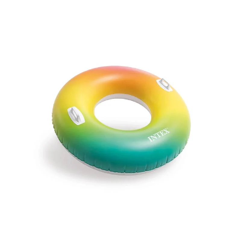 Intex 58202EP Inflatable 48" Color Whirl Tube Swimming Pool Raft with Handles - Image 7