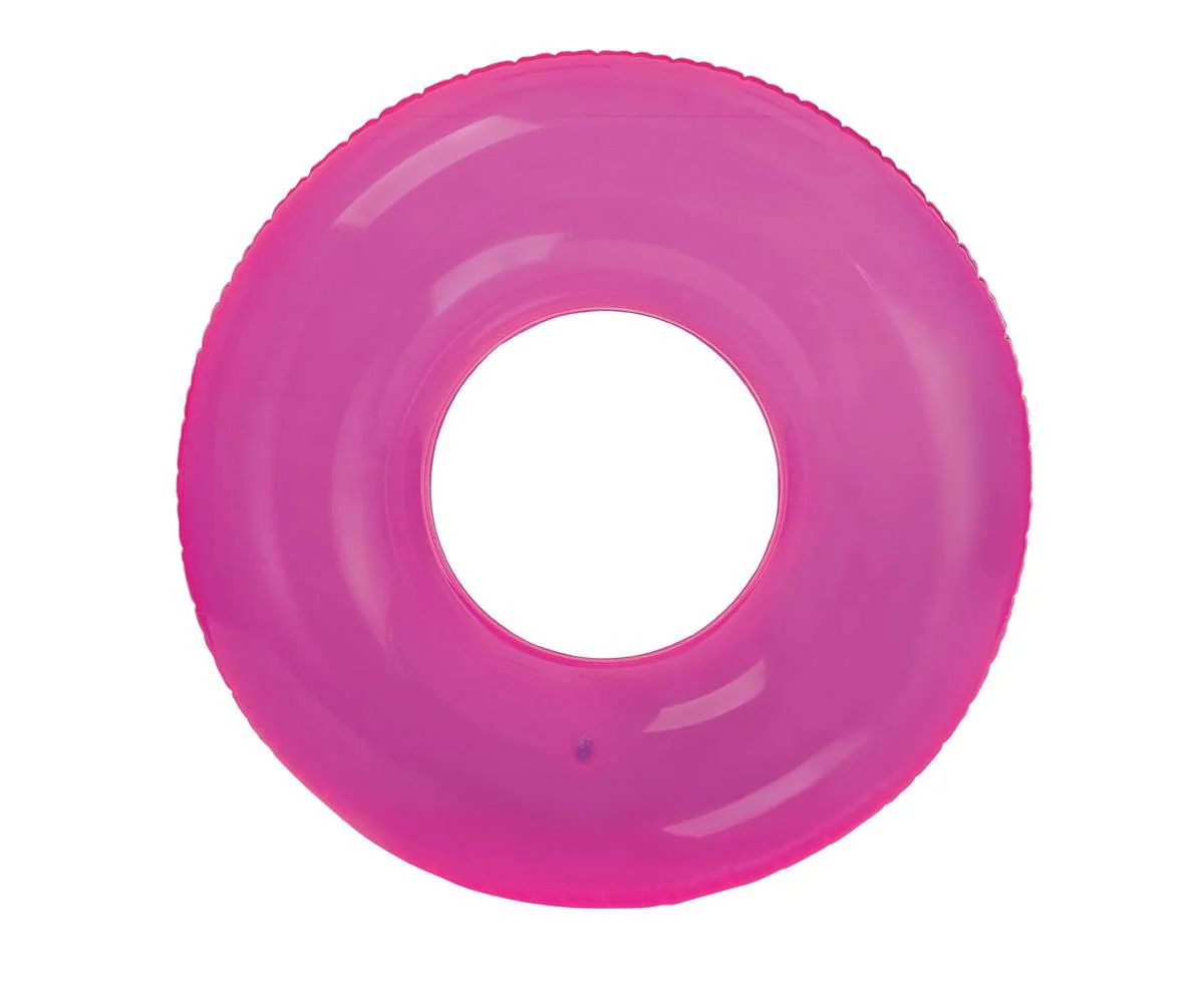 Intex 59260EP Colorful Transparent Inflatable Swimming Pool Tube Raft (4 Pack) - Image 4