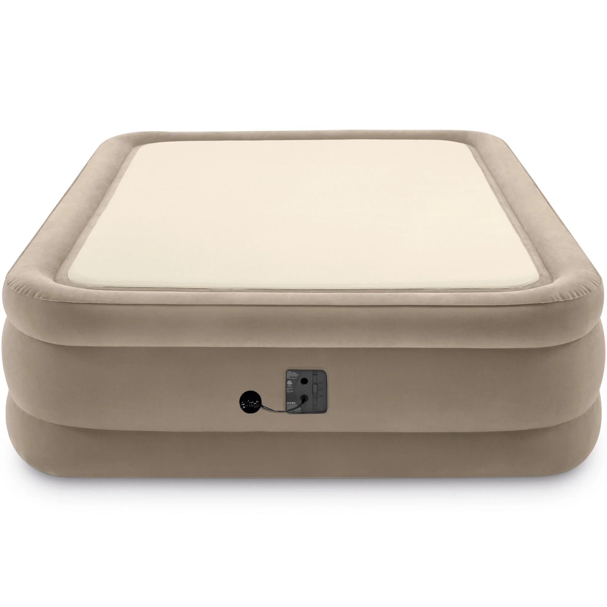 Intex 64477ED Queen Size Thermalux Airbed with Fiber-Tech Technology, Gold - Image 3