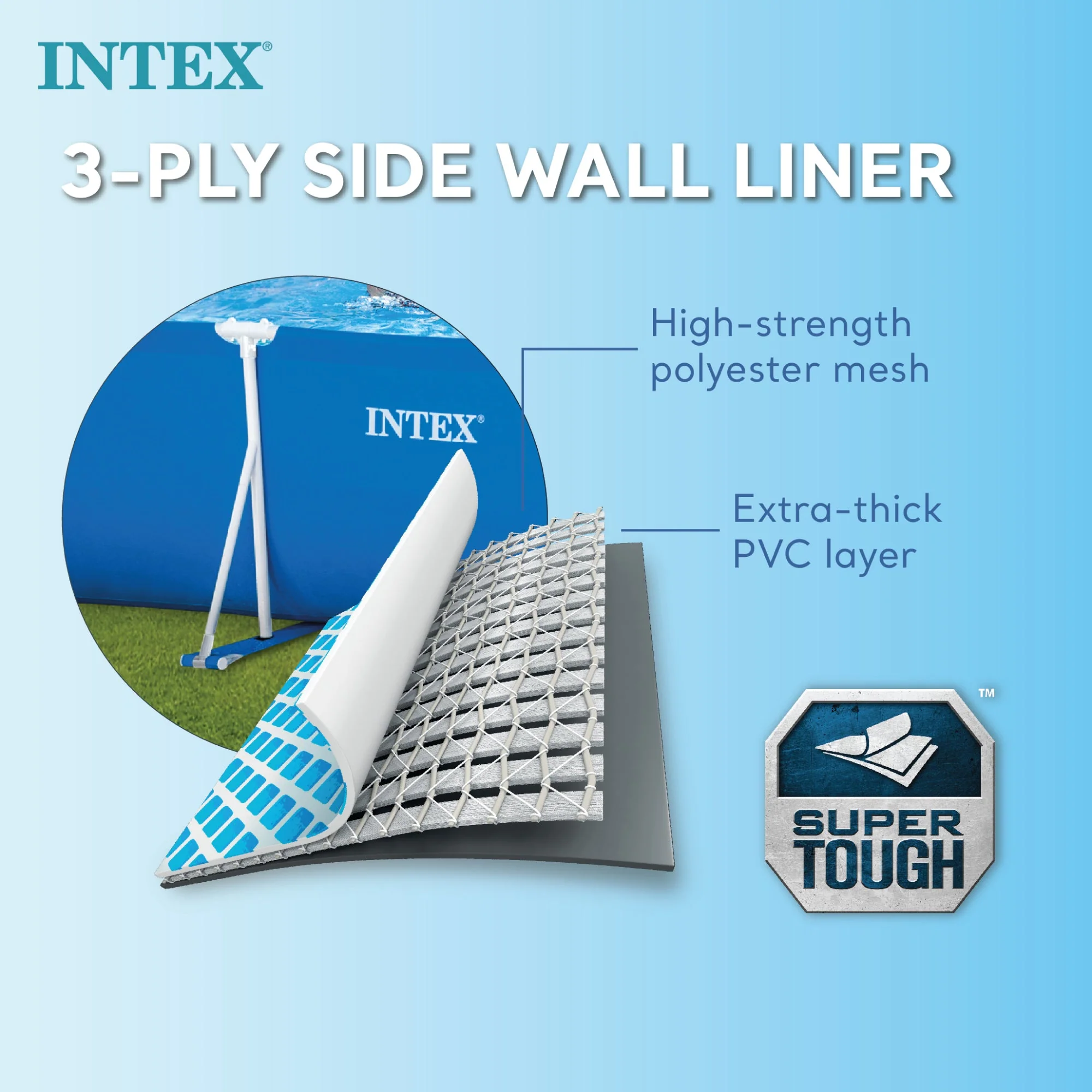 Intex 86'x59'x23' Above Ground Swimming Pool & 530 GPH Pool Cartridge Pump - Image 3