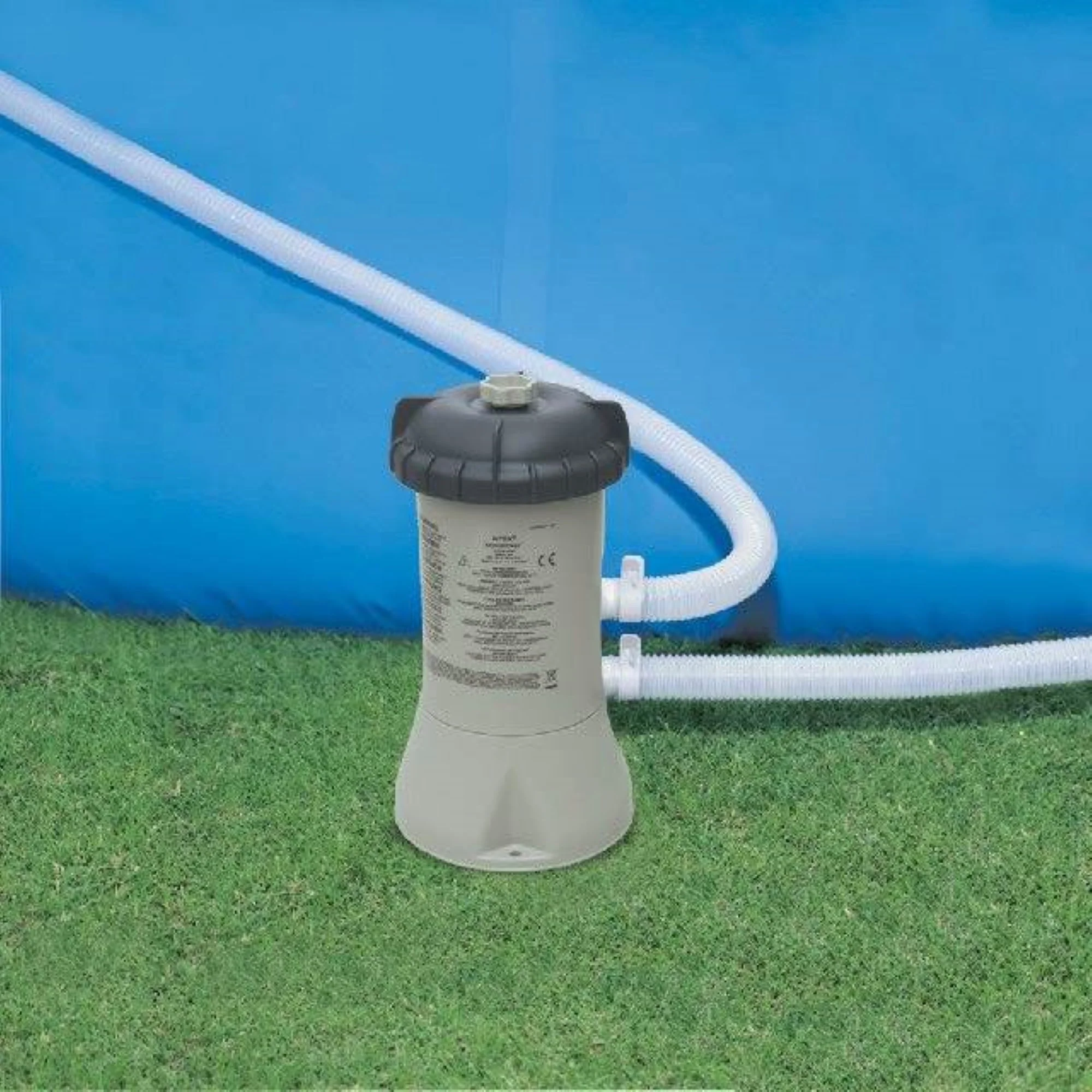 Intex 8ft x 30in Easy Set Inflatable Above Ground Polygonal Pool w/ Filter Pump - Image 5